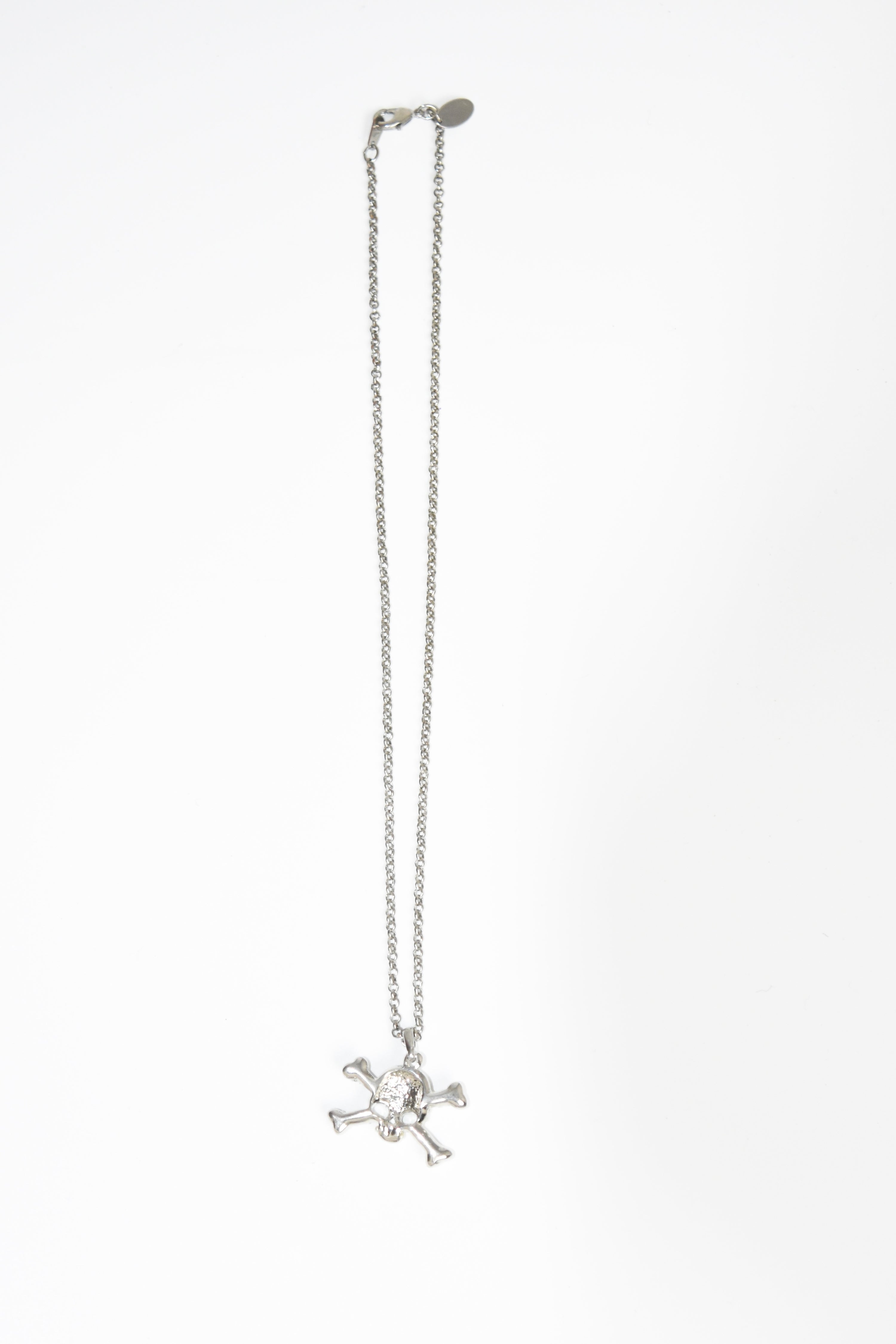 Vivienne Westwood Skull Pearl Crystal Necklace – Vintage Punk Icon Chain
