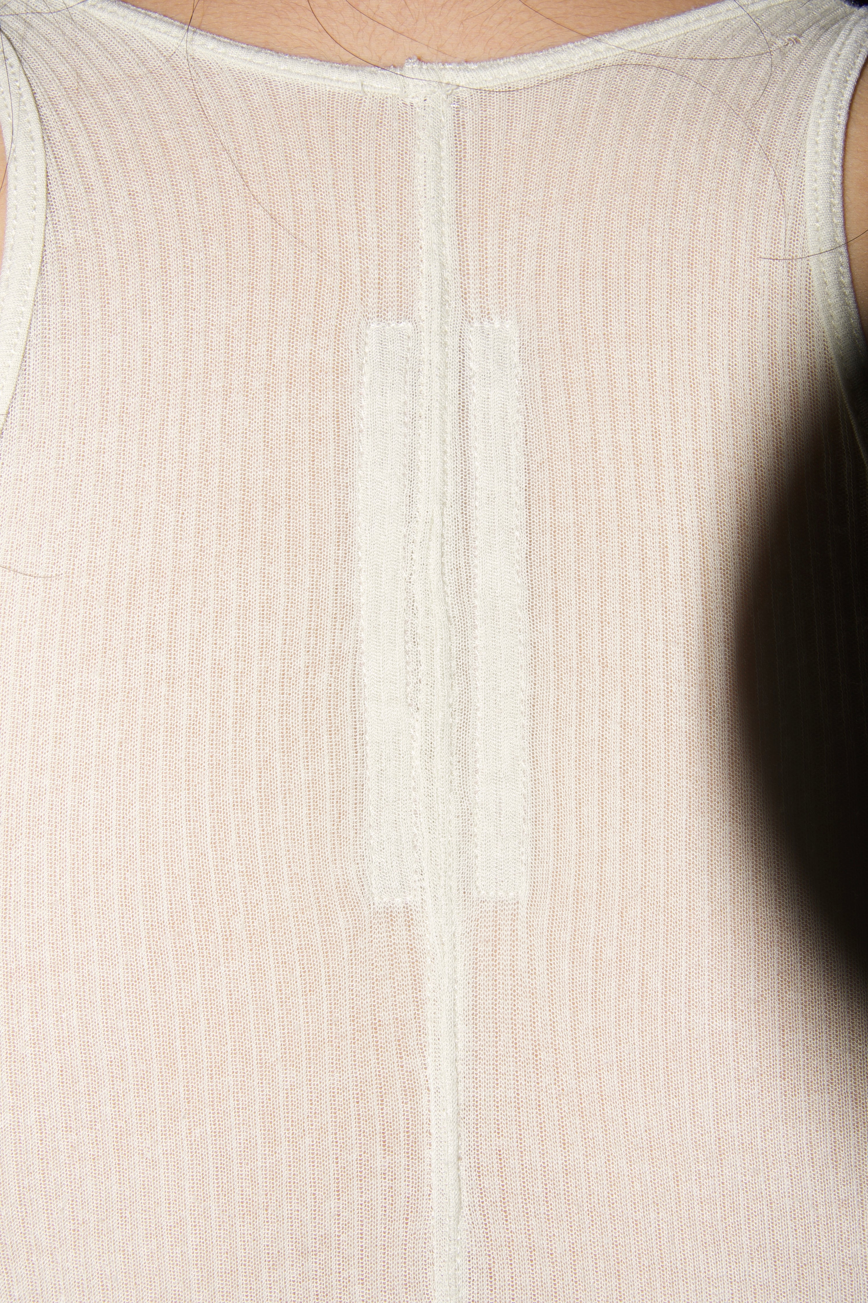 Rick Owens Draped Ribbed Tank Top