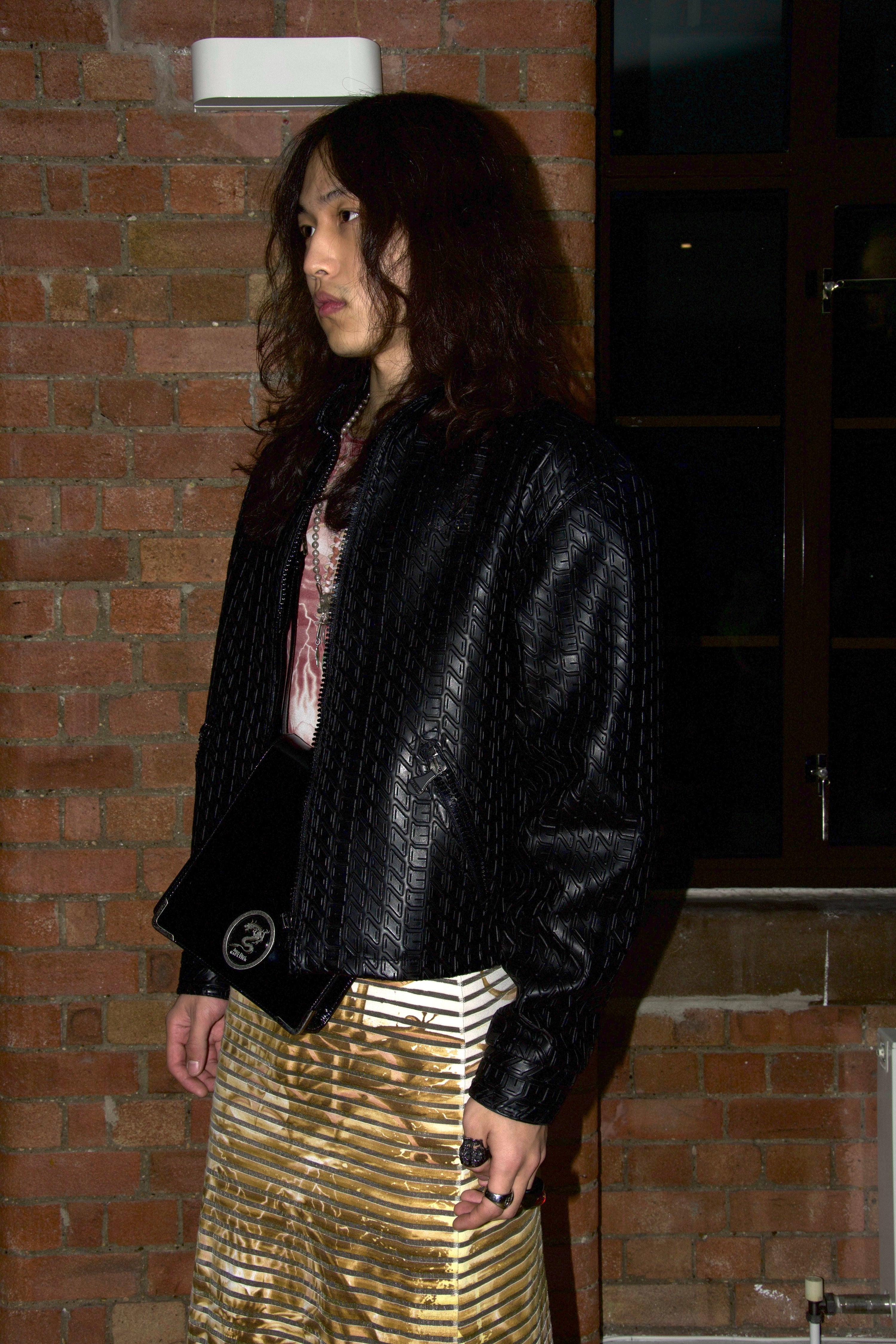 Jean Paul Gaultier Vintage Dragon Motif Crossbody Bag