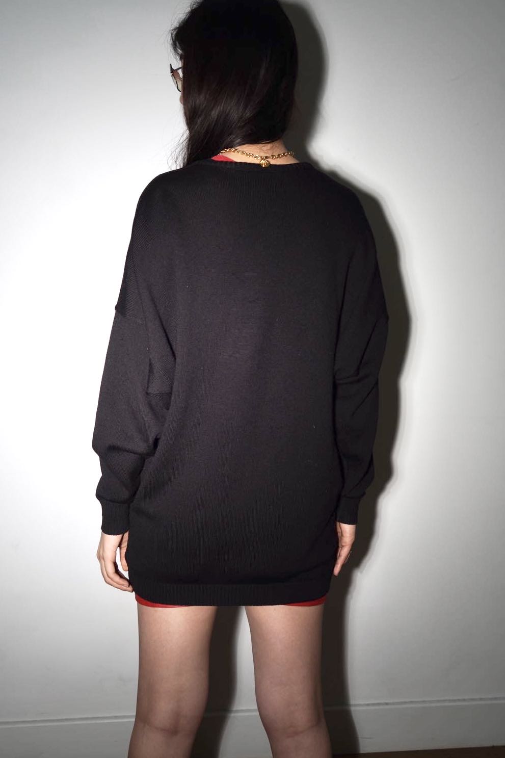 Gianni Versace Vintage Gold Button Knit Cardigan