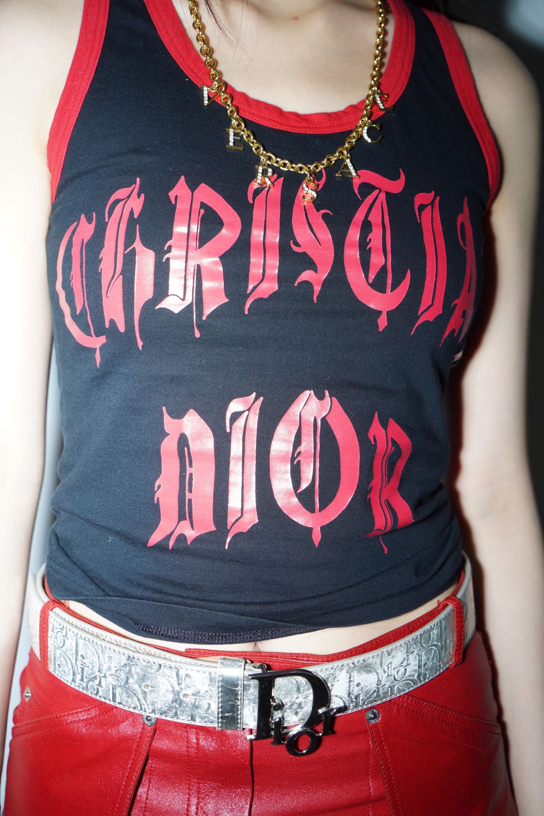 Christian Dior S/S 2002 “Hardcore” Punk Tank Top
