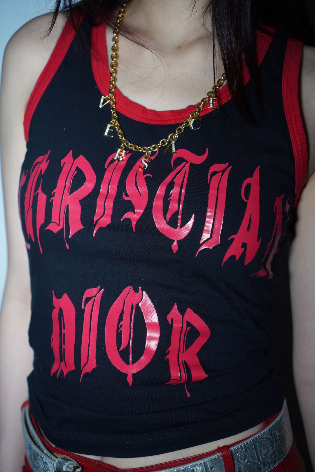 Christian Dior S/S 2002 “Hardcore” Punk Tank Top