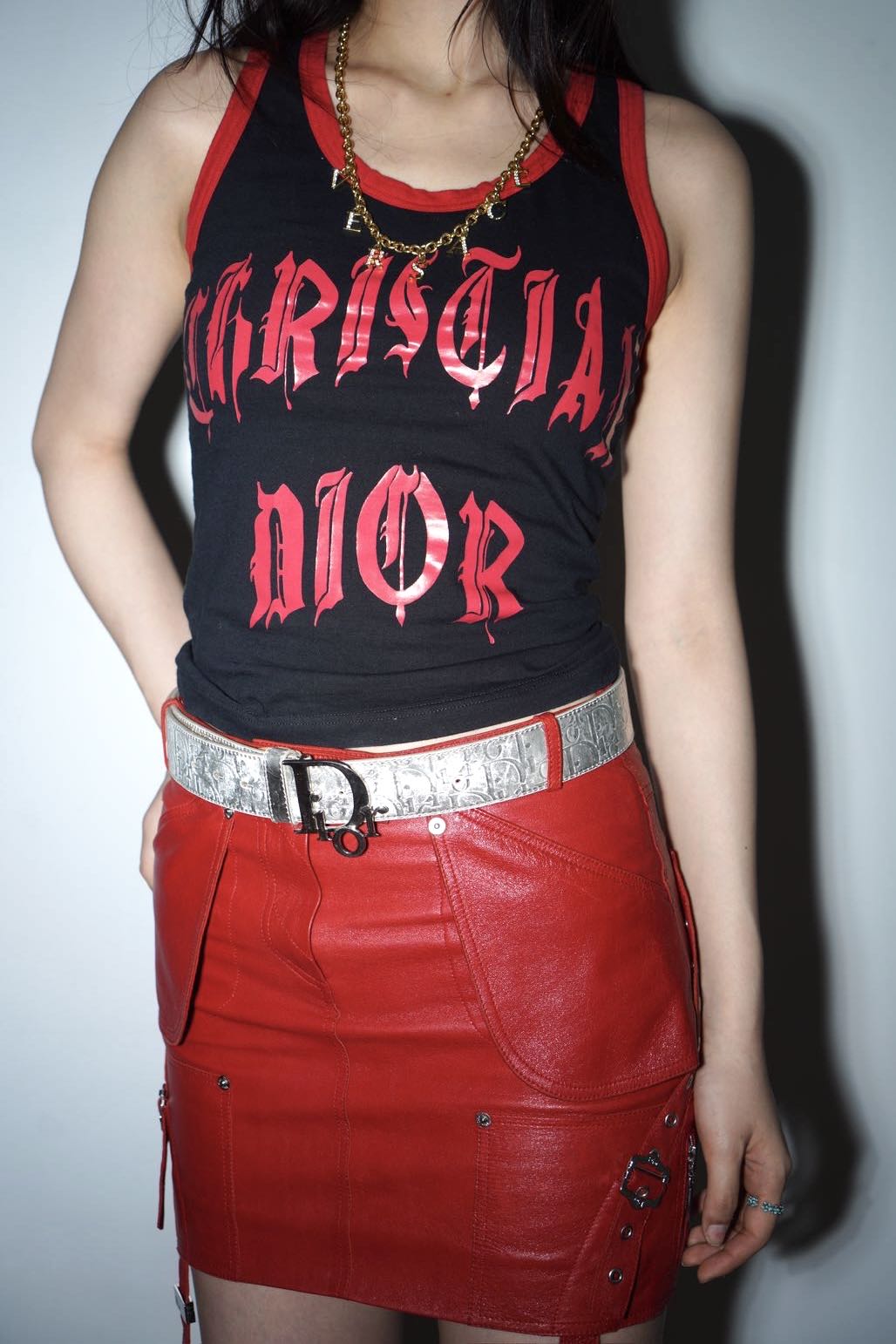 Christian Dior S/S 2002 “Hardcore” Punk Tank Top