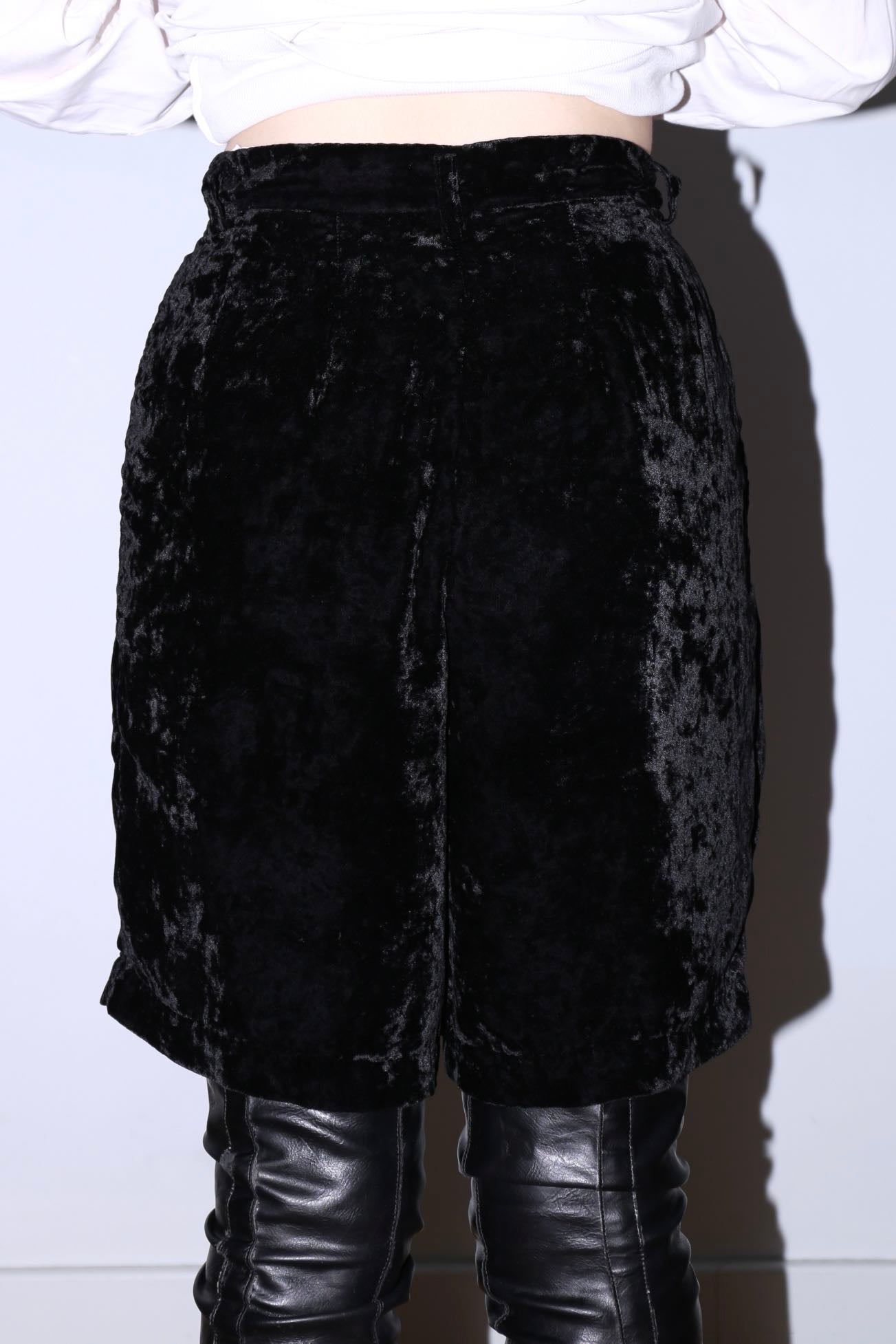 Comme des Garçons Vintage Velvet Shorts