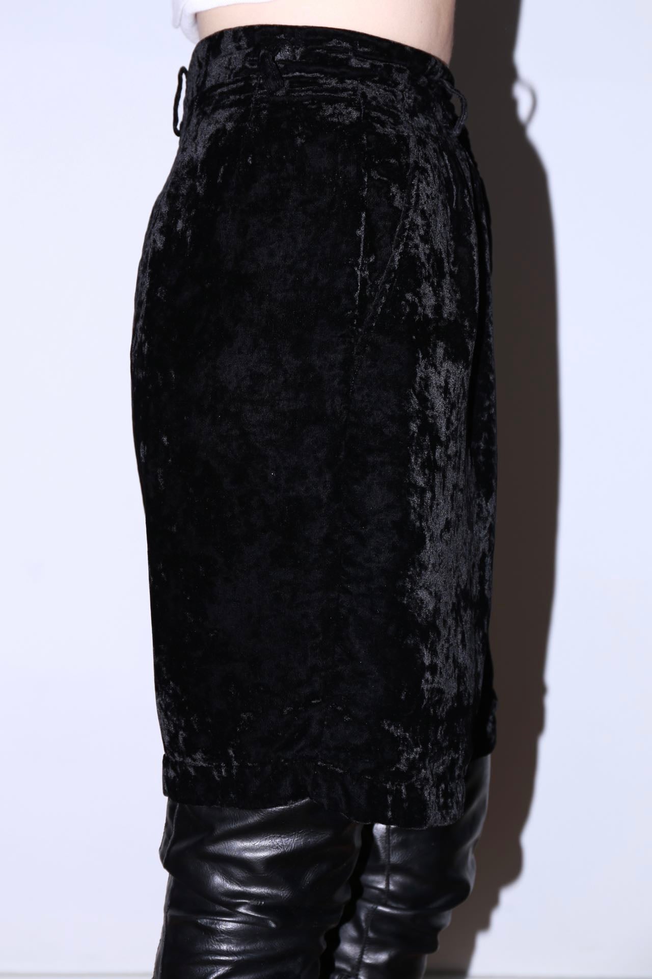Comme des Garçons Vintage Velvet Shorts