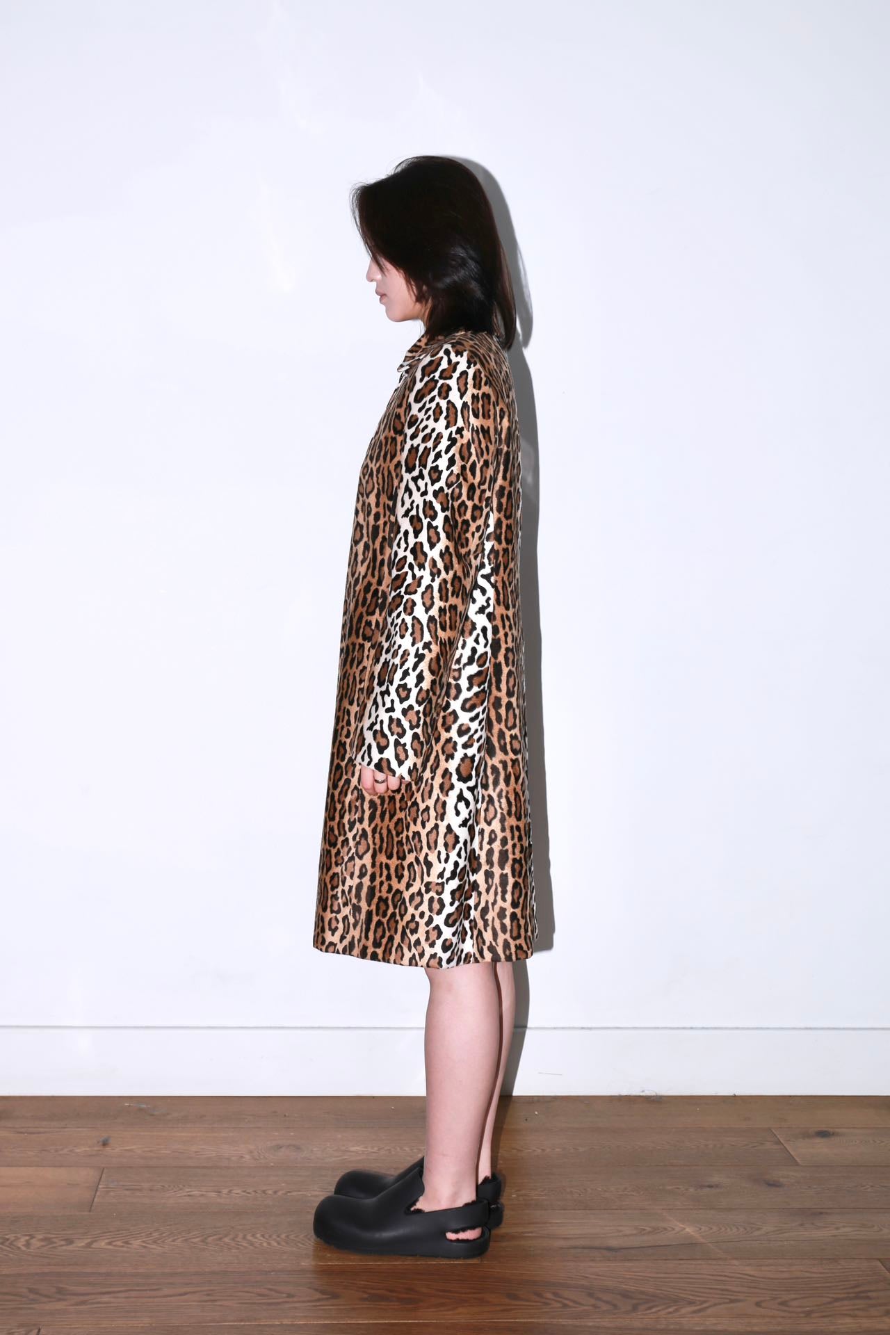 Moschino Cheap and Chic Leopard Print Coat