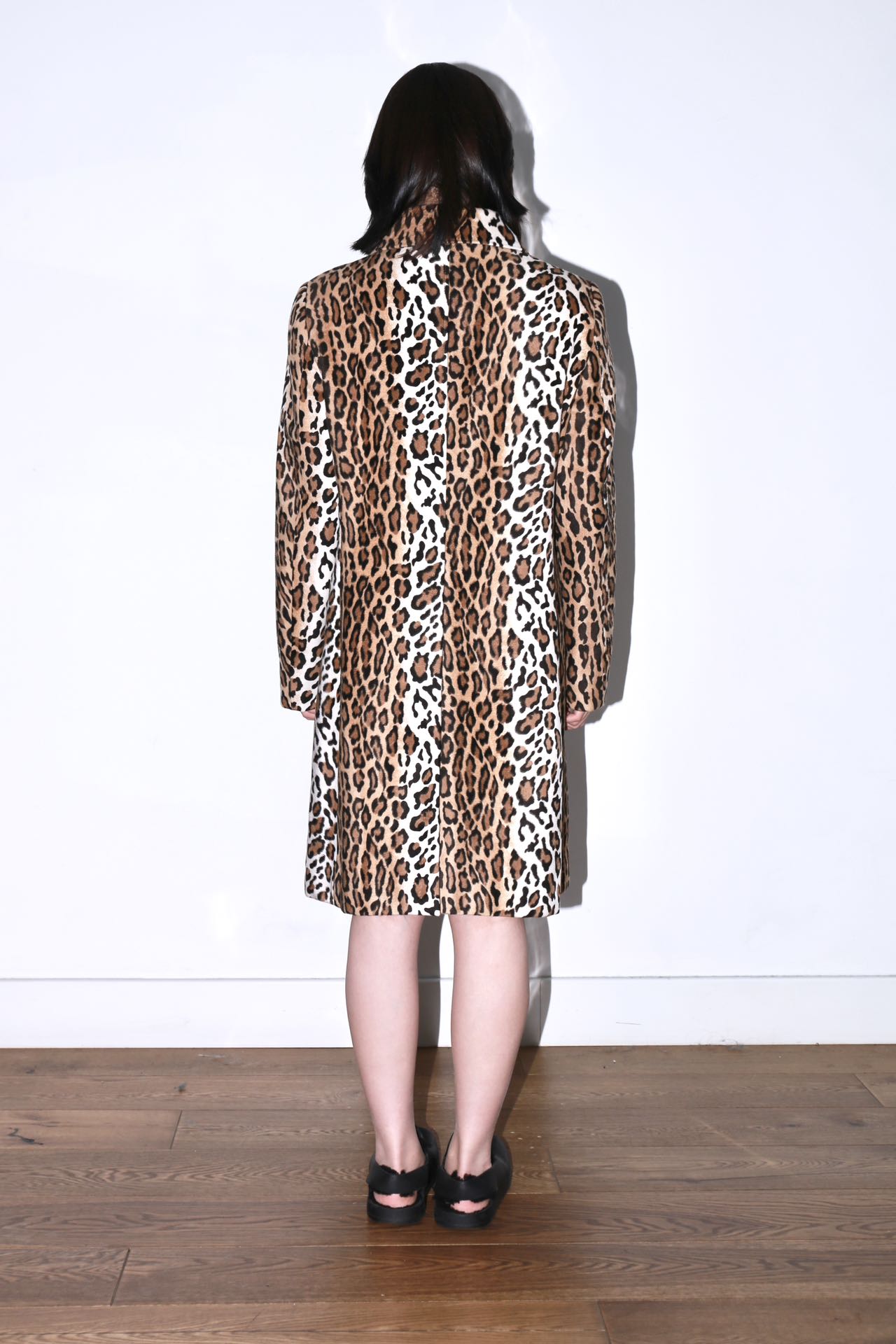 Moschino Cheap and Chic Leopard Print Coat