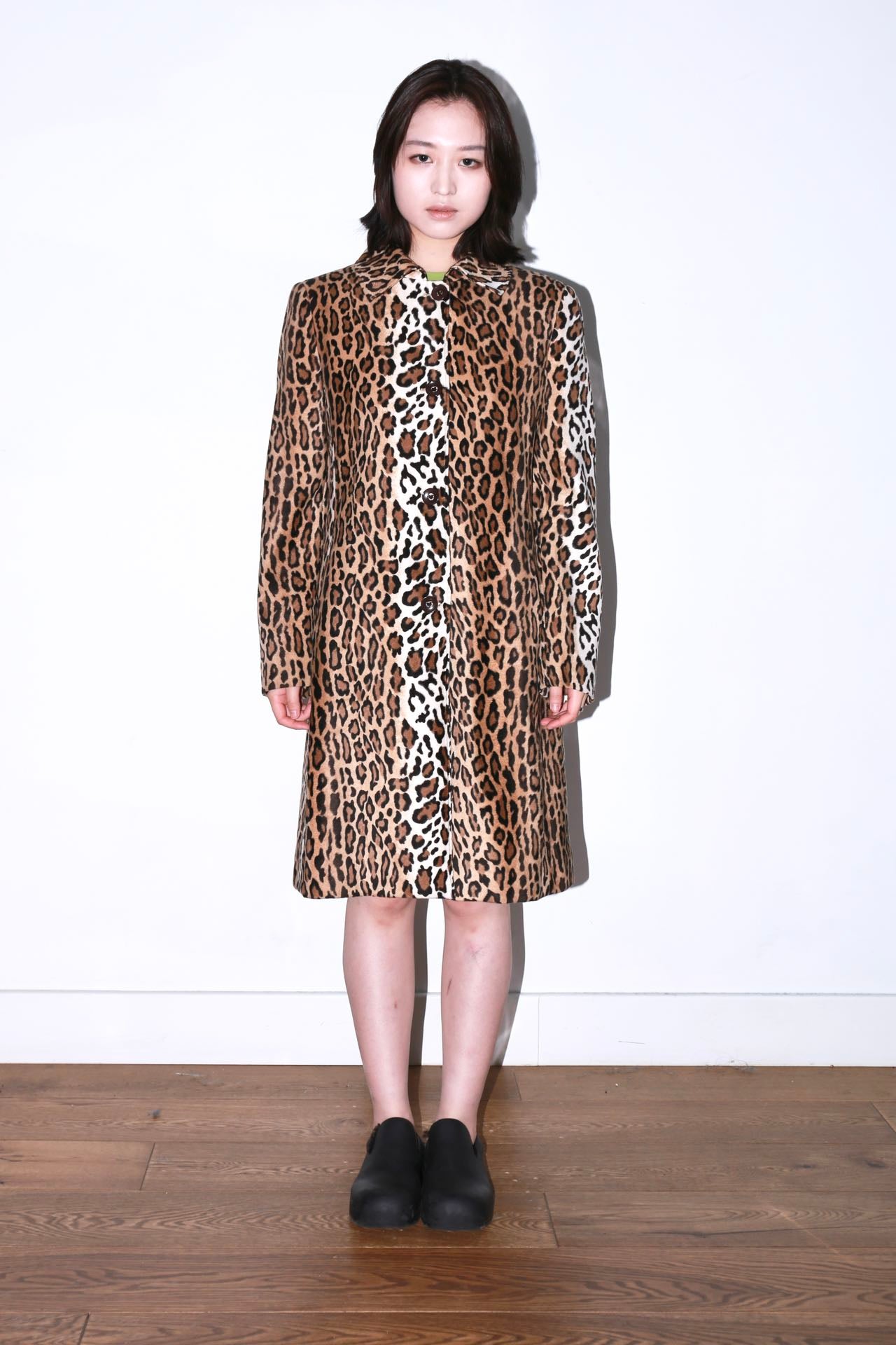 Moschino Cheap and Chic Leopard Print Coat