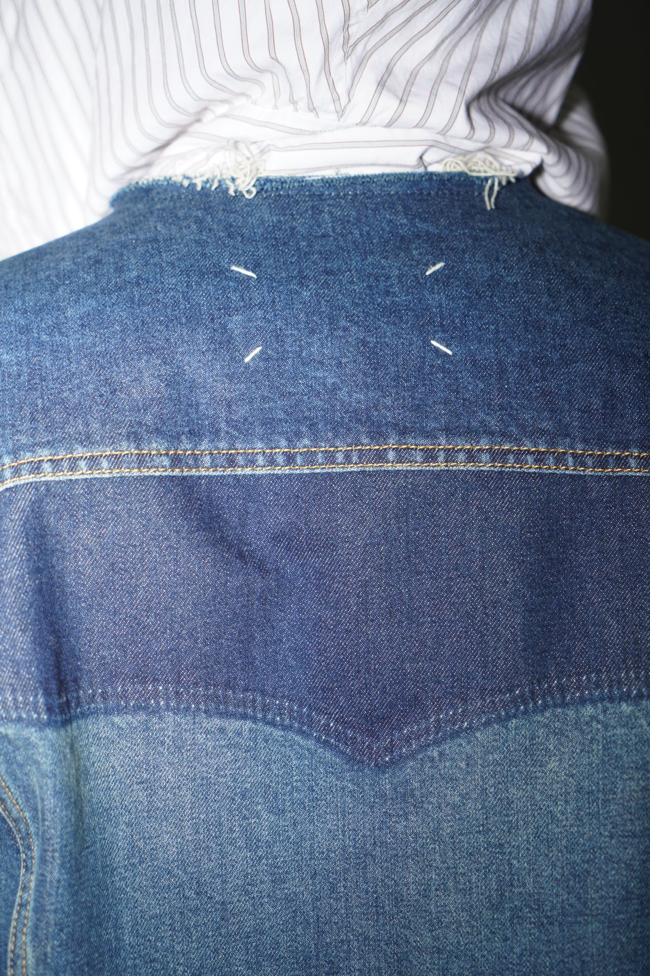 Maison Margiela Panelled Denim Jacket – EARTH 土