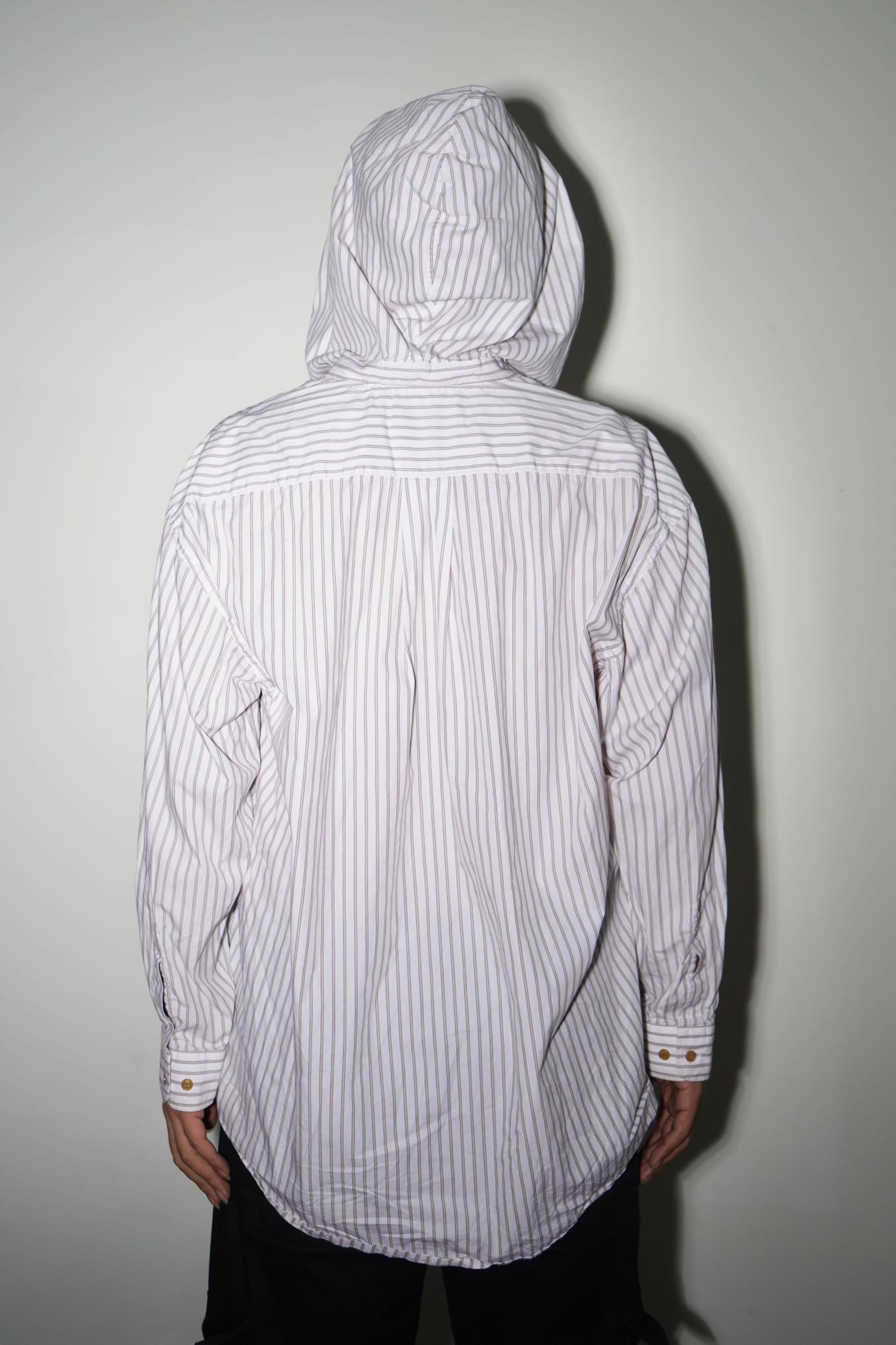 Vivienne Westwood Striped Oversized Hoodie Shirt – METAL 金