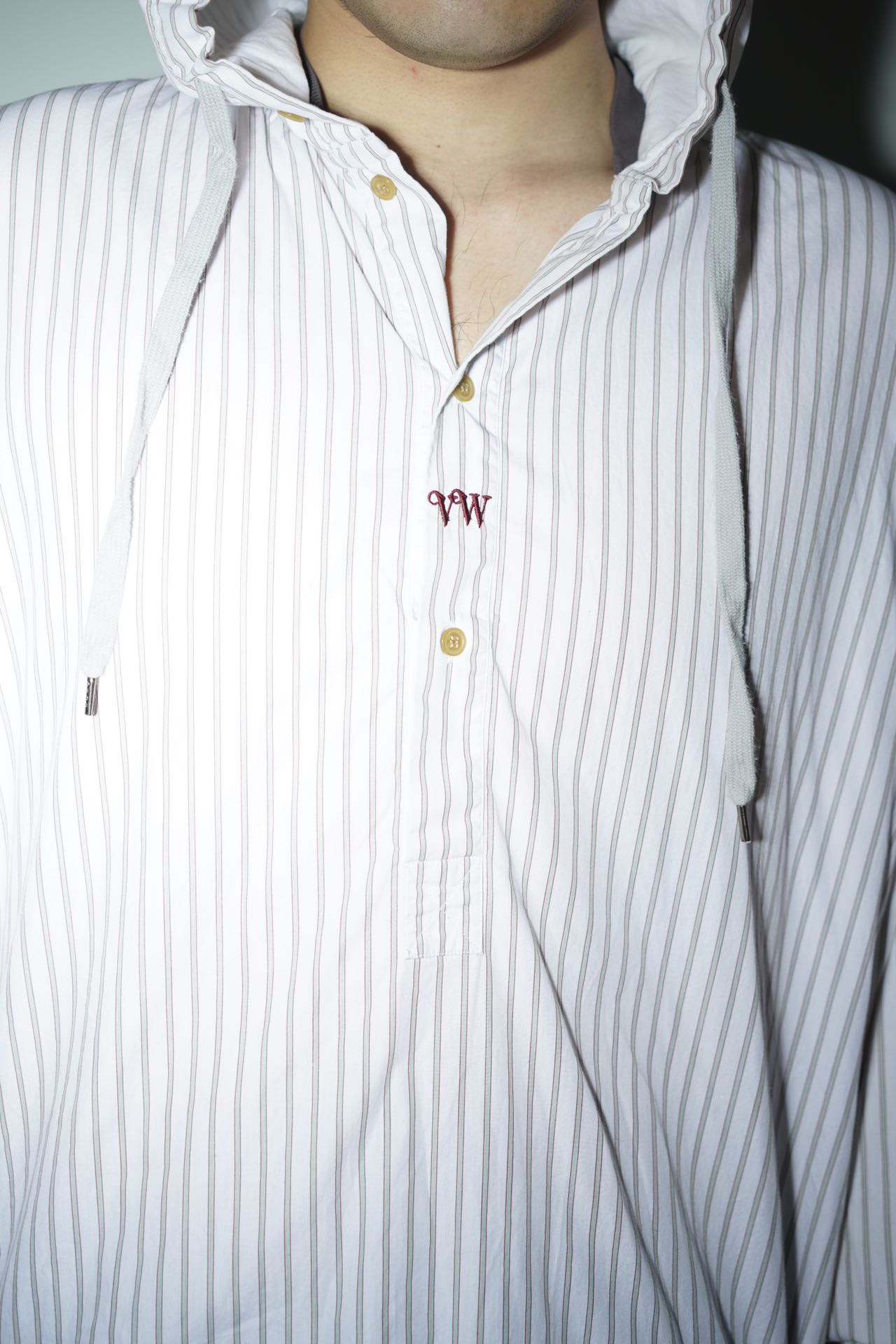Vivienne Westwood Striped Oversized Hoodie Shirt – METAL 金