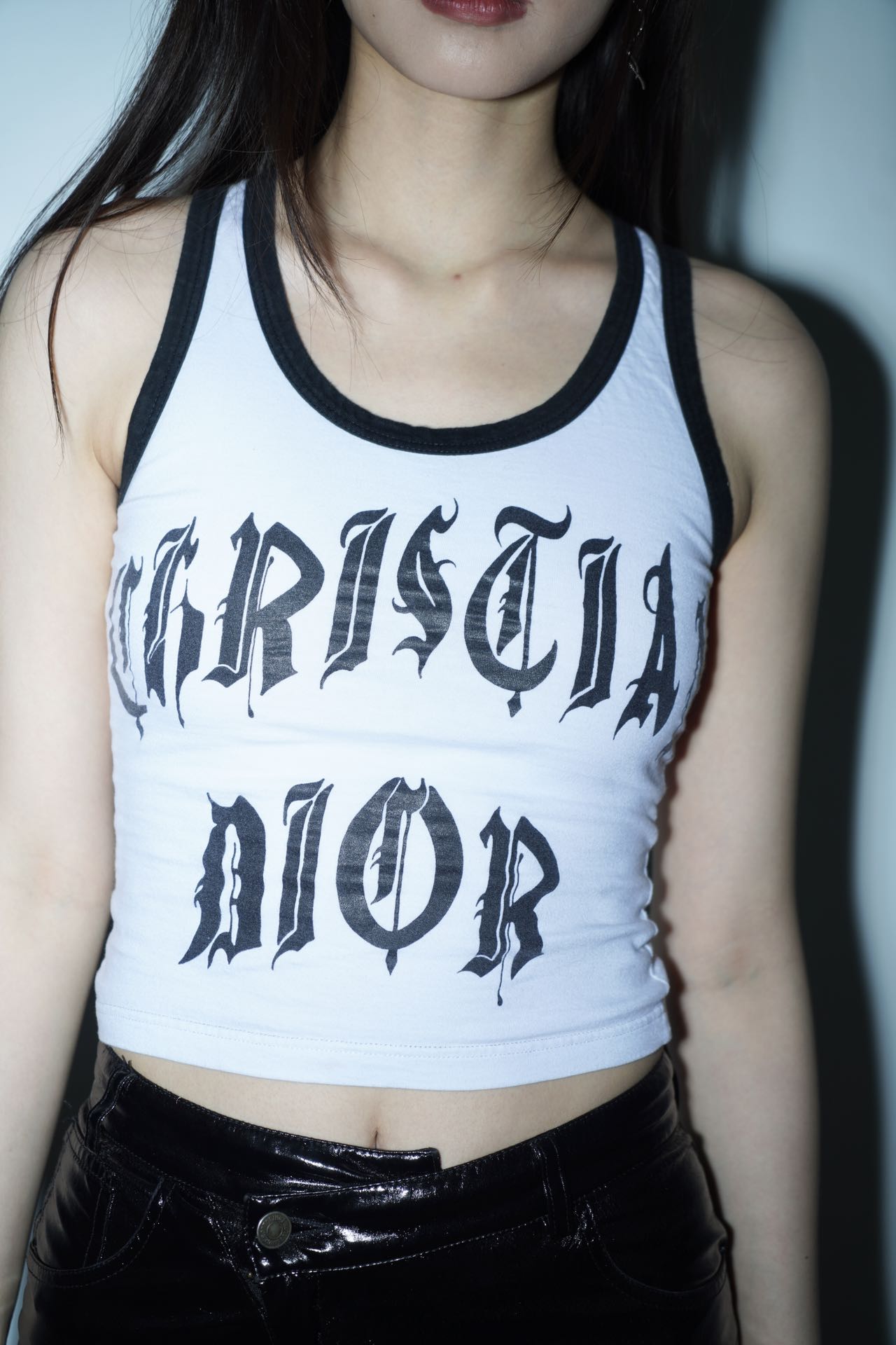 Christian Dior S/S 2002 “Hardcore” Punk Tank Top