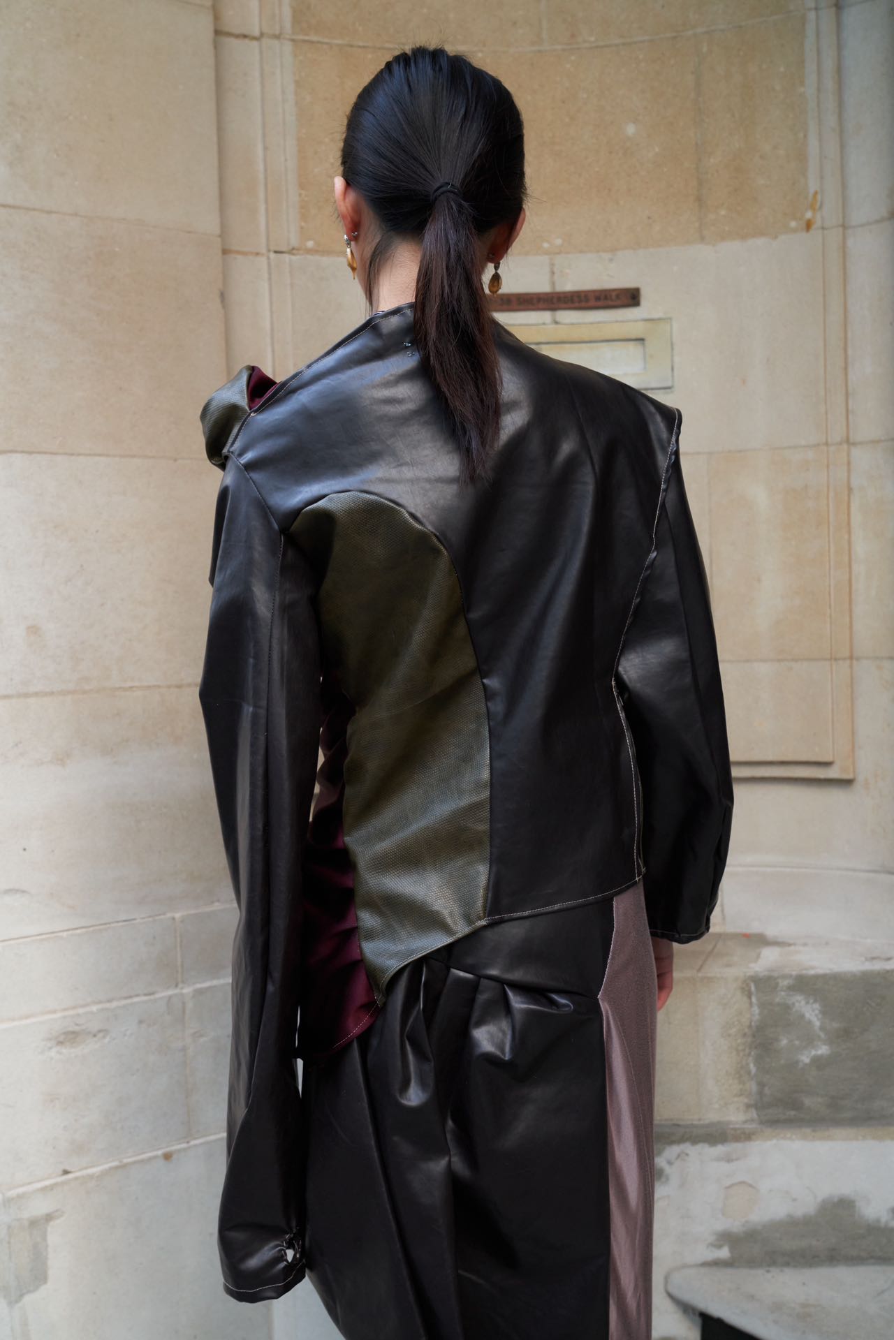 YAONOVA Iridescent Silk Jersey Hybrid Jumpsuit