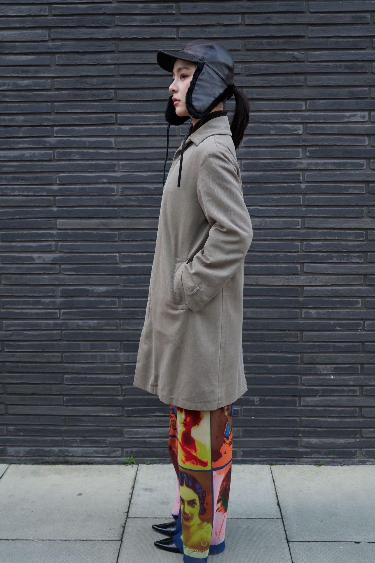 Gucci by Tom Ford Leather Ushanka Hat