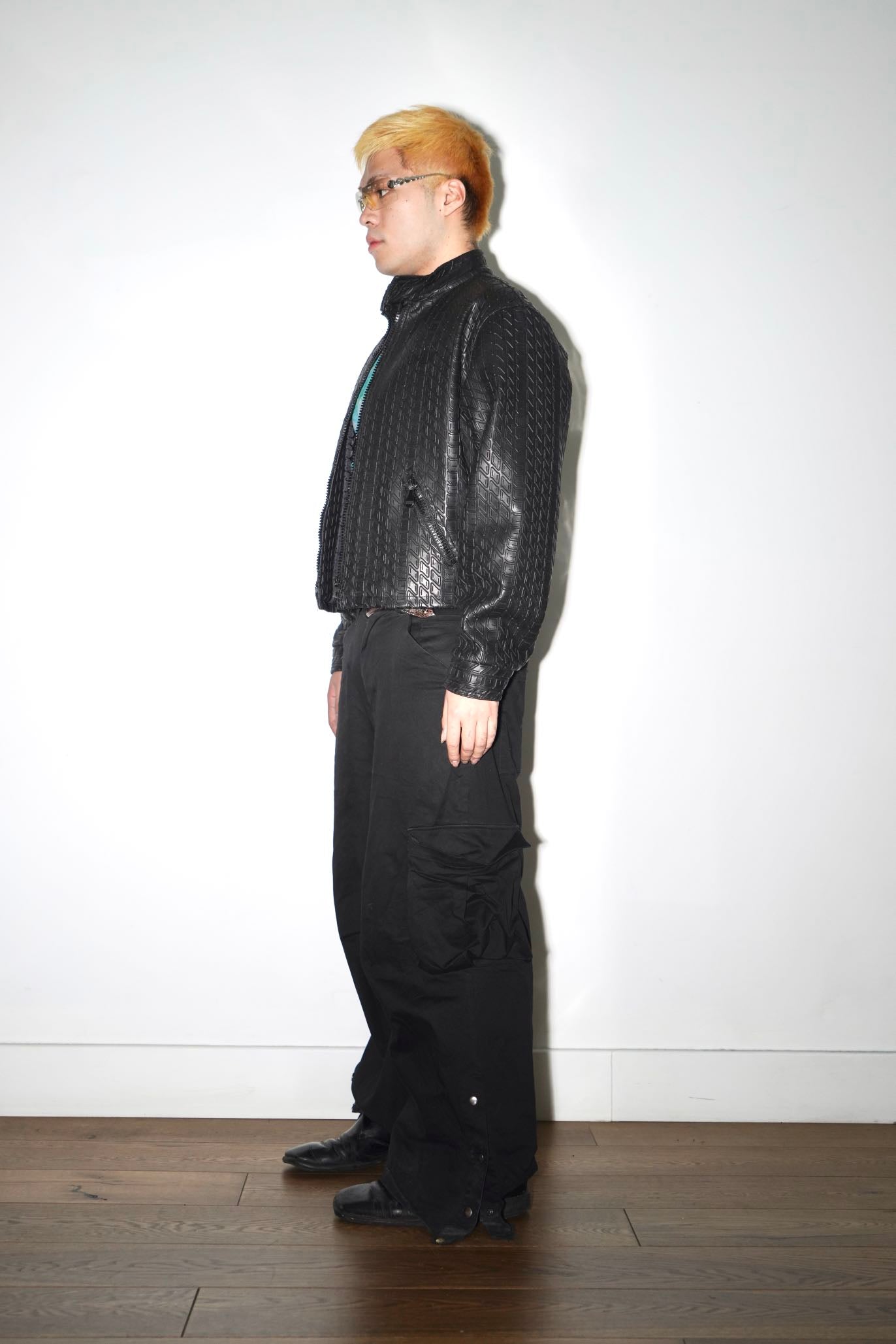 Moschino Vintage Tyre-Tread Quilted Jacket