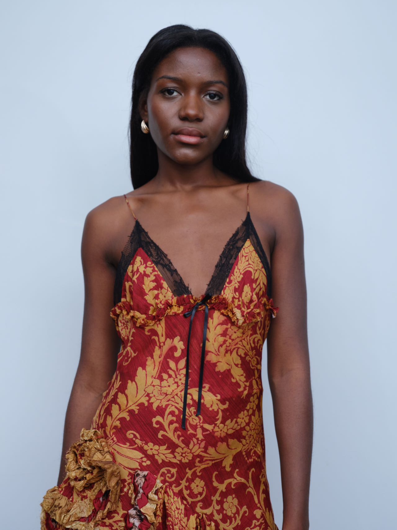 Roberto Cavalli Spring 2001 Runway Silk Gown