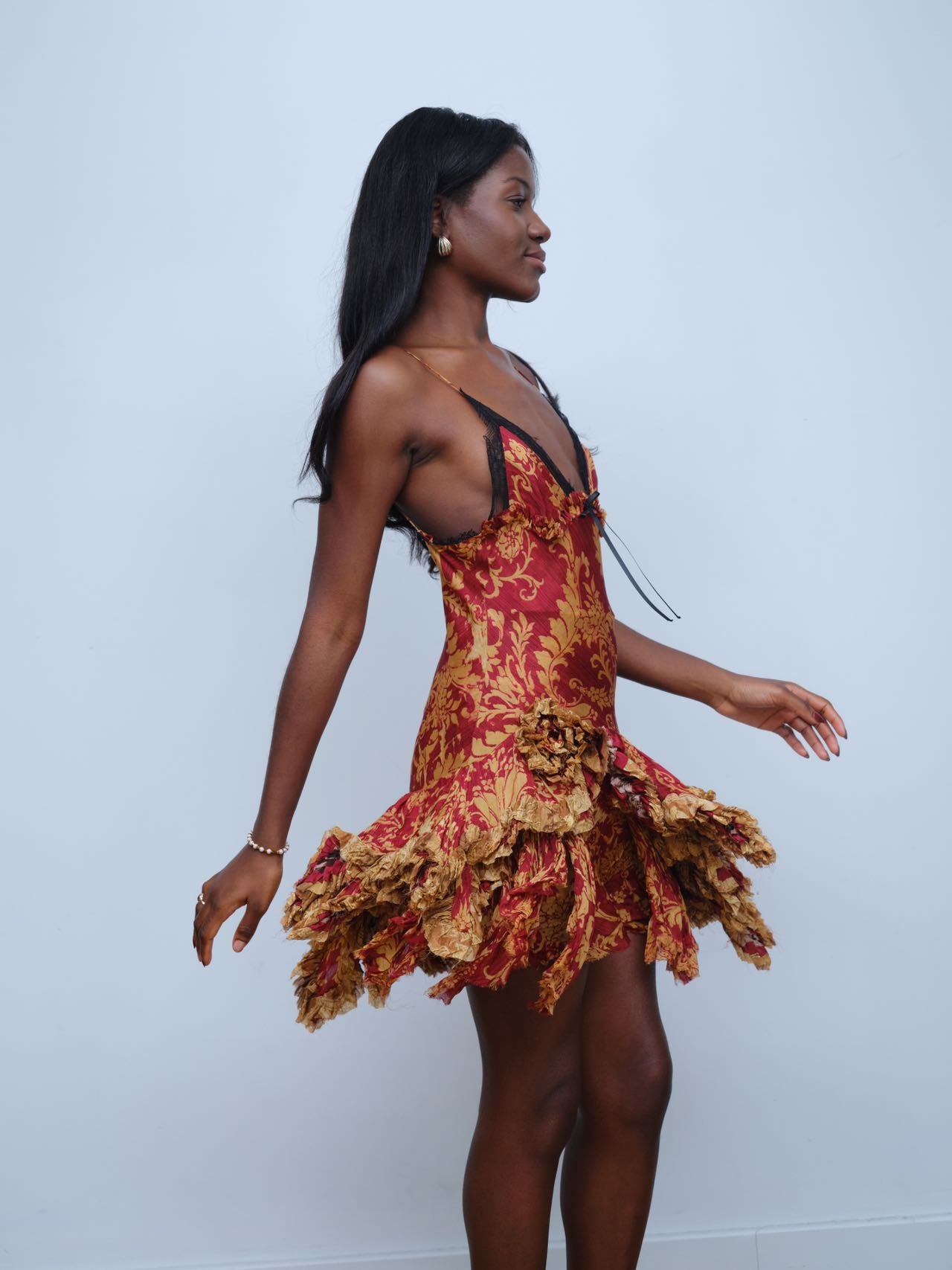 Roberto Cavalli Spring 2001 Runway Silk Gown