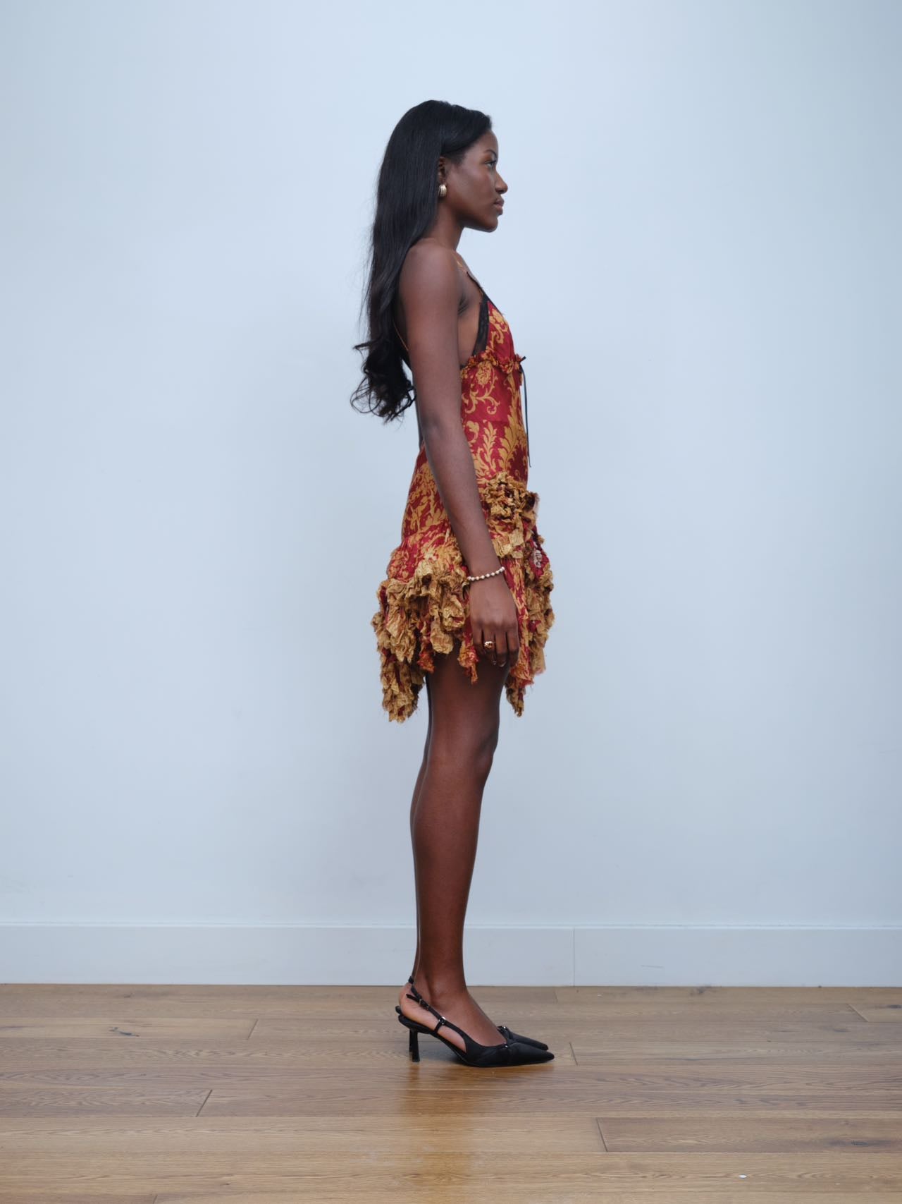 Roberto Cavalli Spring 2001 Runway Silk Gown