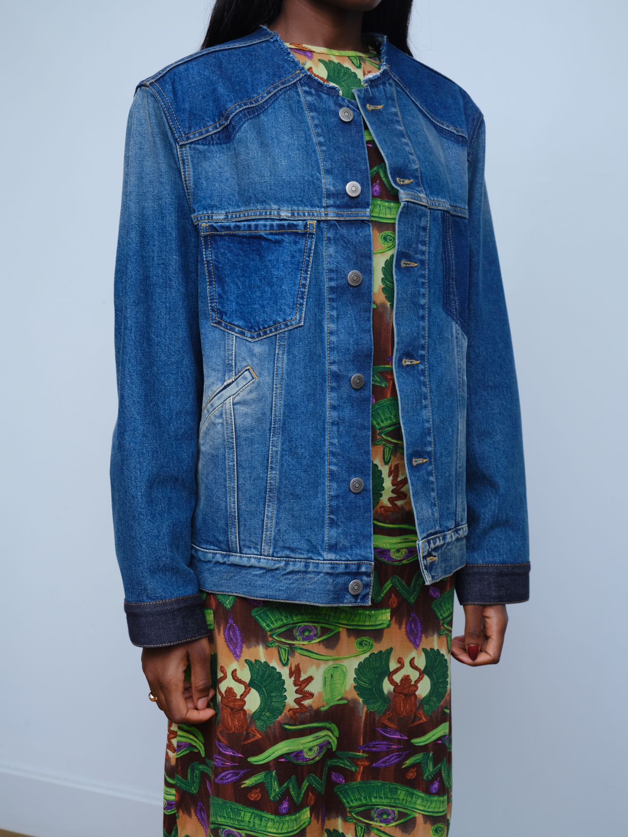 Maison Margiela Panelled Denim Jacket – EARTH 土