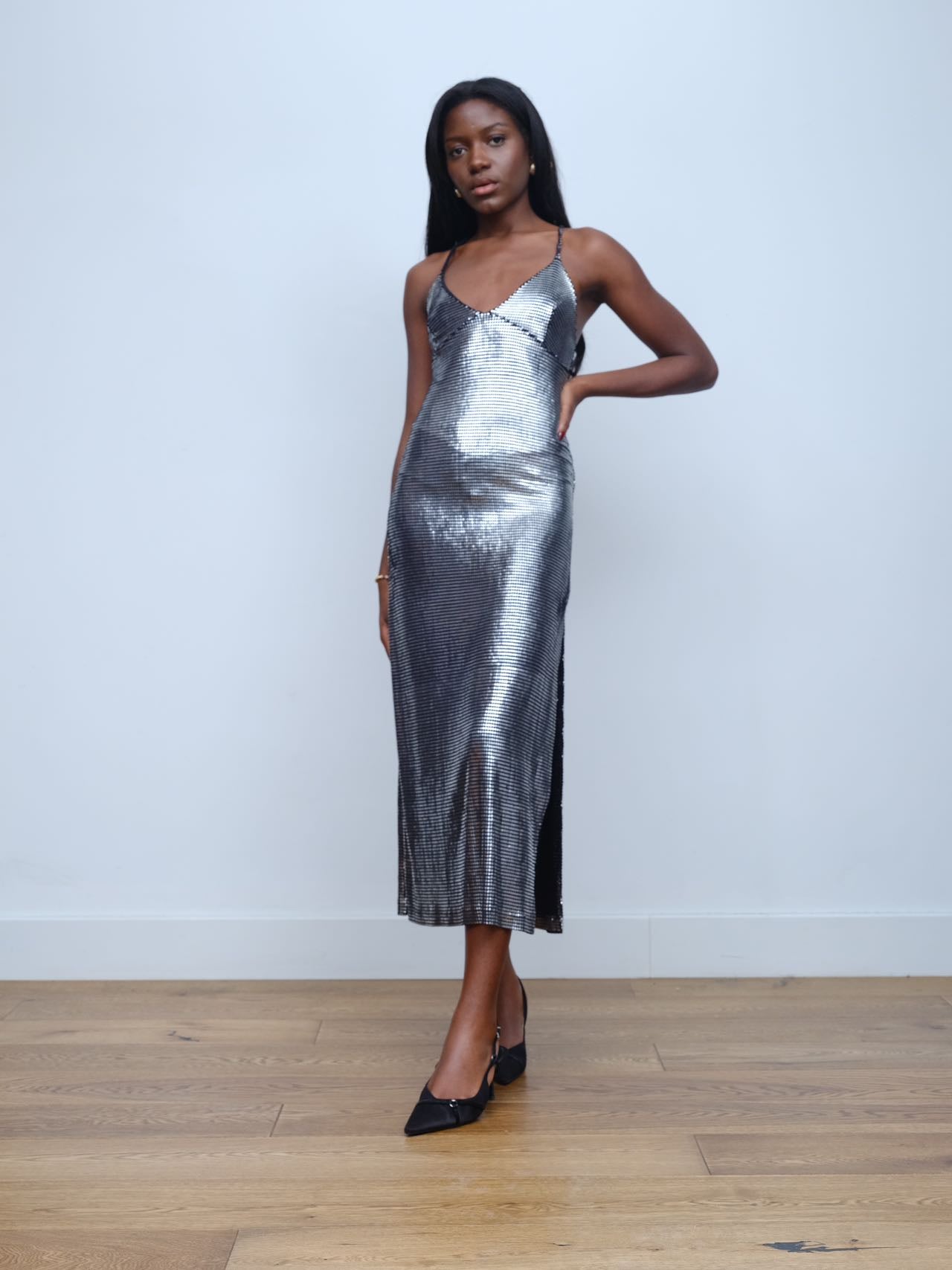 Paco Rabanne Vintage Chainmail Sheen Dress