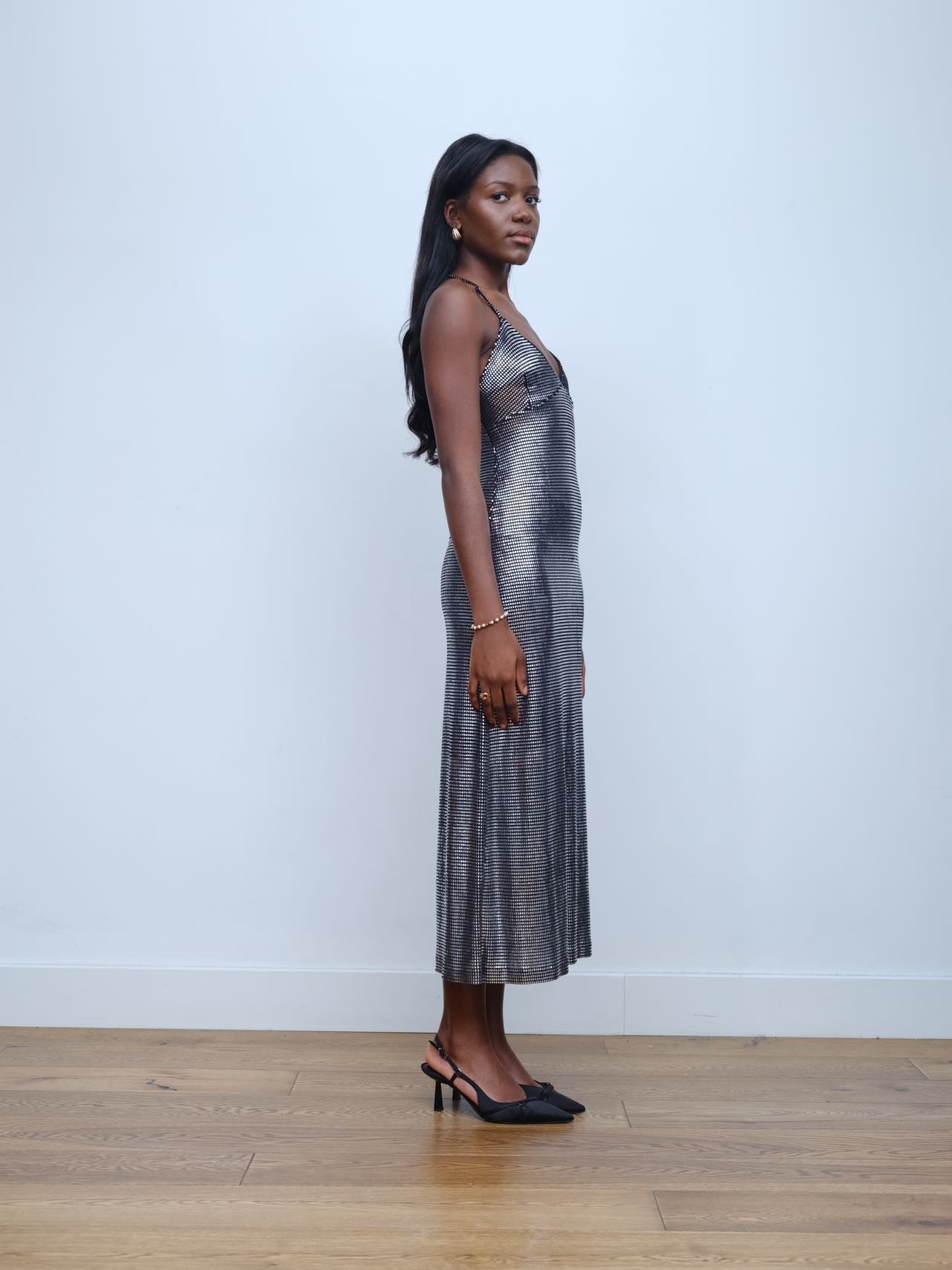 Paco Rabanne Vintage Chainmail Sheen Dress