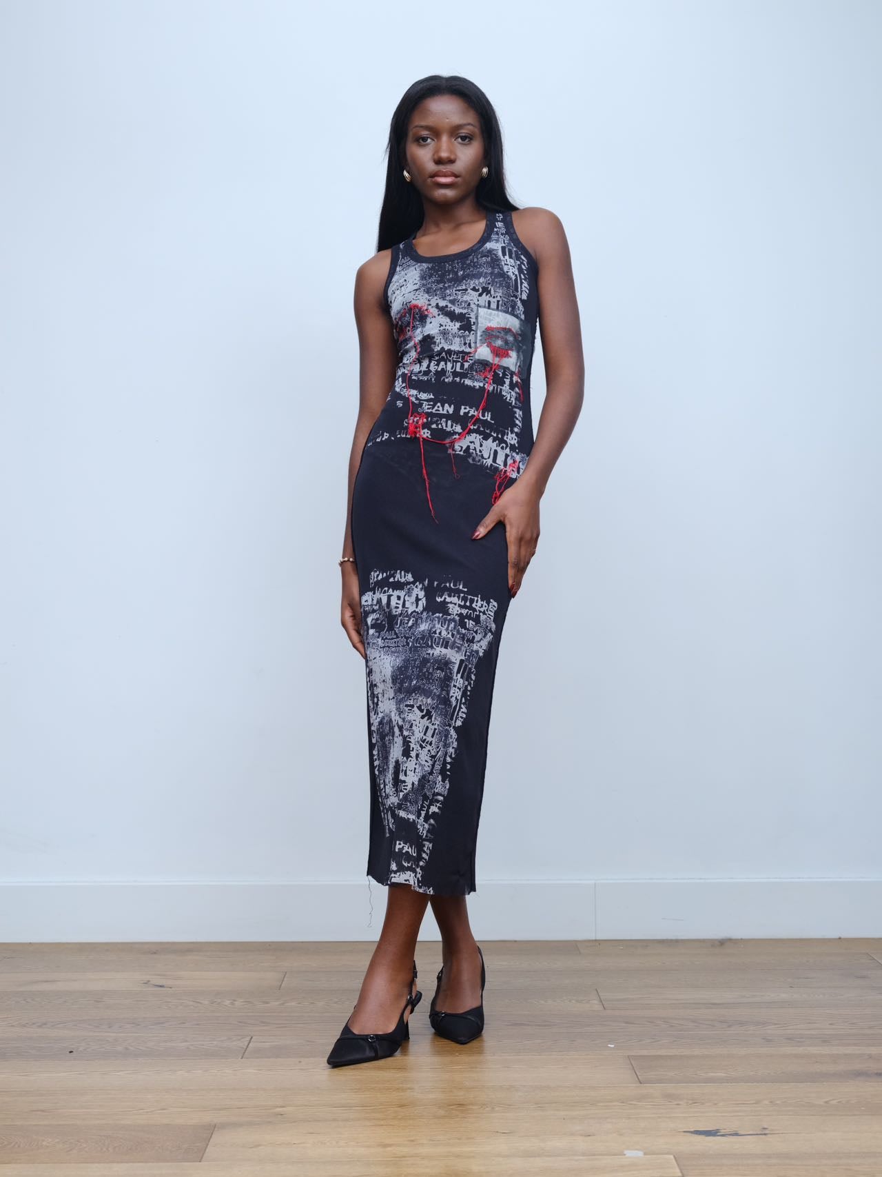 Jean Paul Gaultier Gothic Mesh Dress