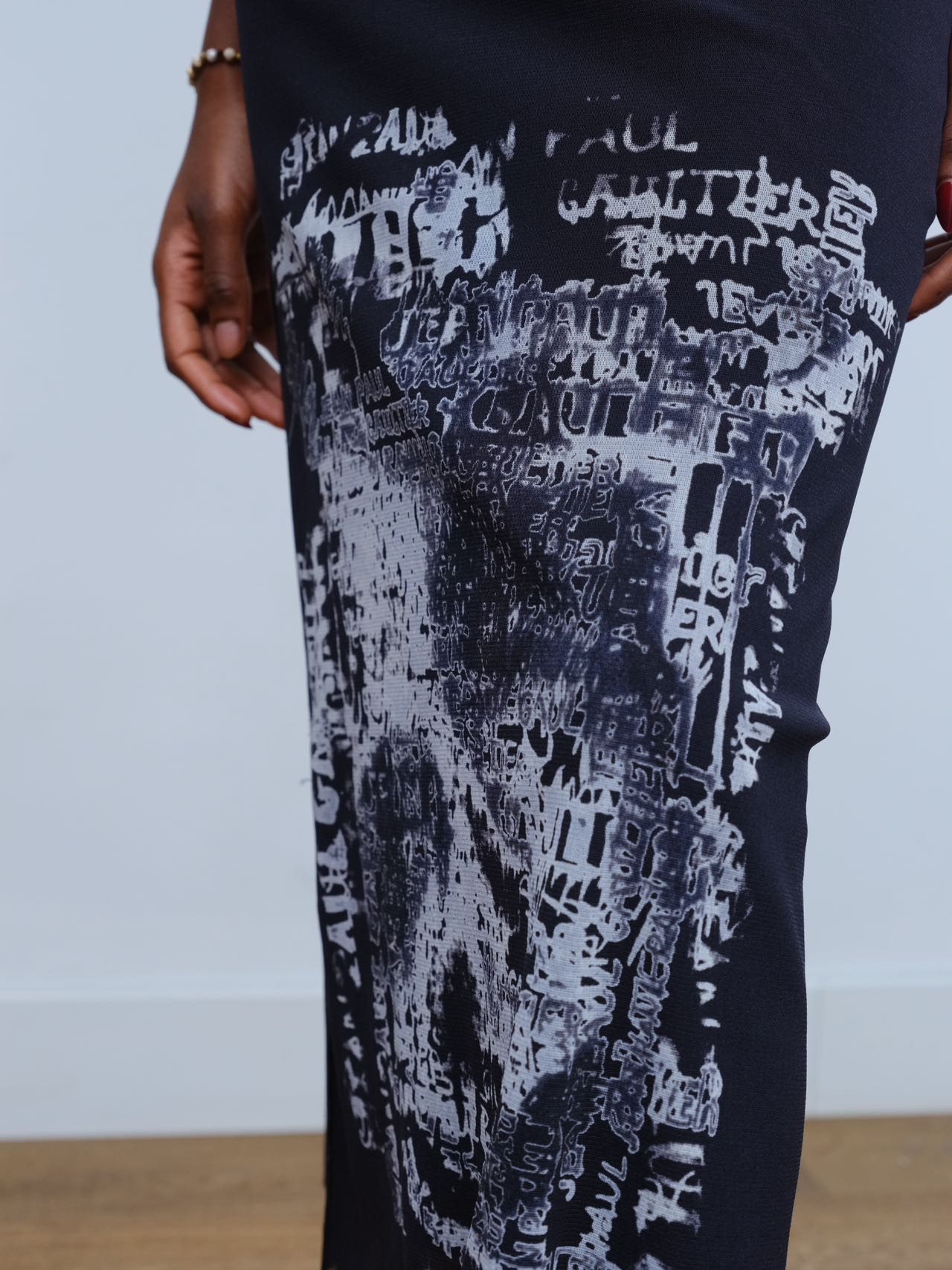 Jean Paul Gaultier Gothic Mesh Dress