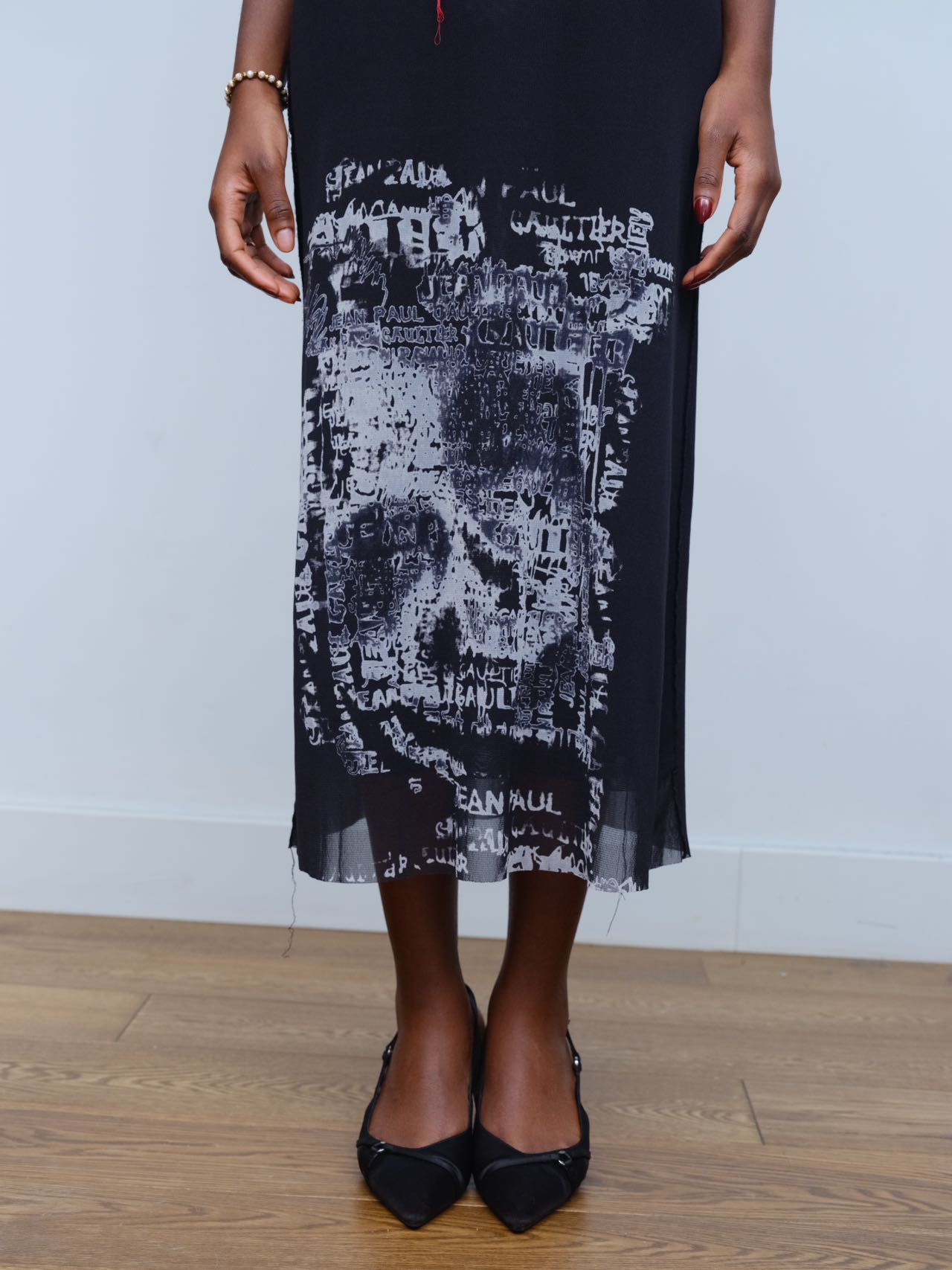 Jean Paul Gaultier Gothic Mesh Dress
