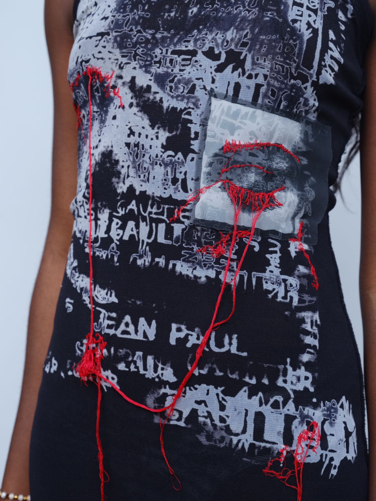 Jean Paul Gaultier Gothic Mesh Dress