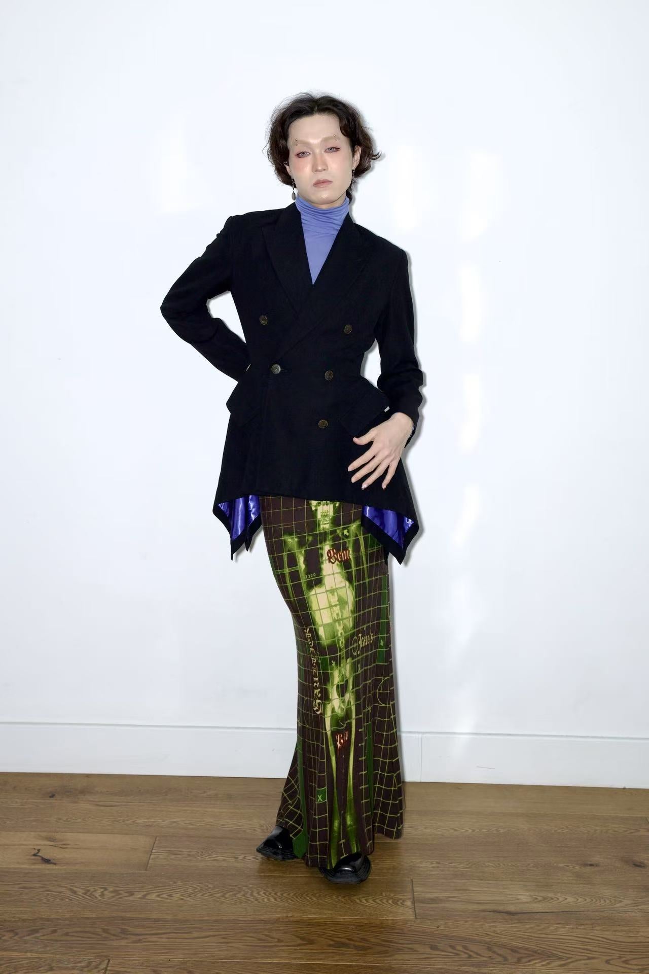 Jean Paul Gaultier Sculpted Tux Tailored Blazer