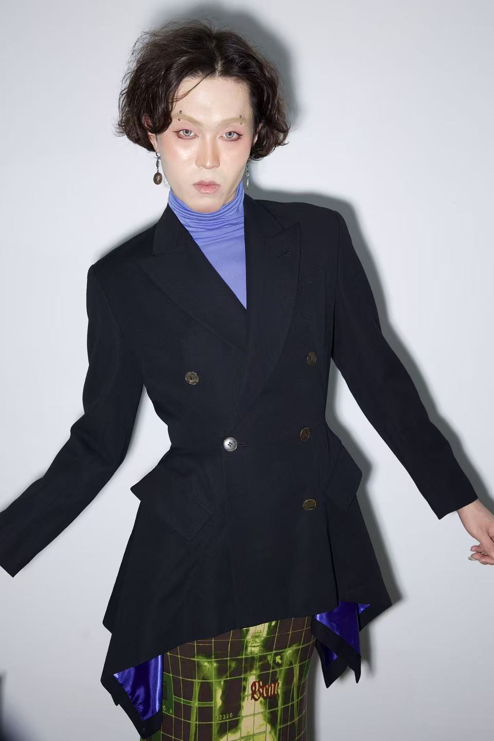 Jean Paul Gaultier Sculpted Tux Tailored Blazer