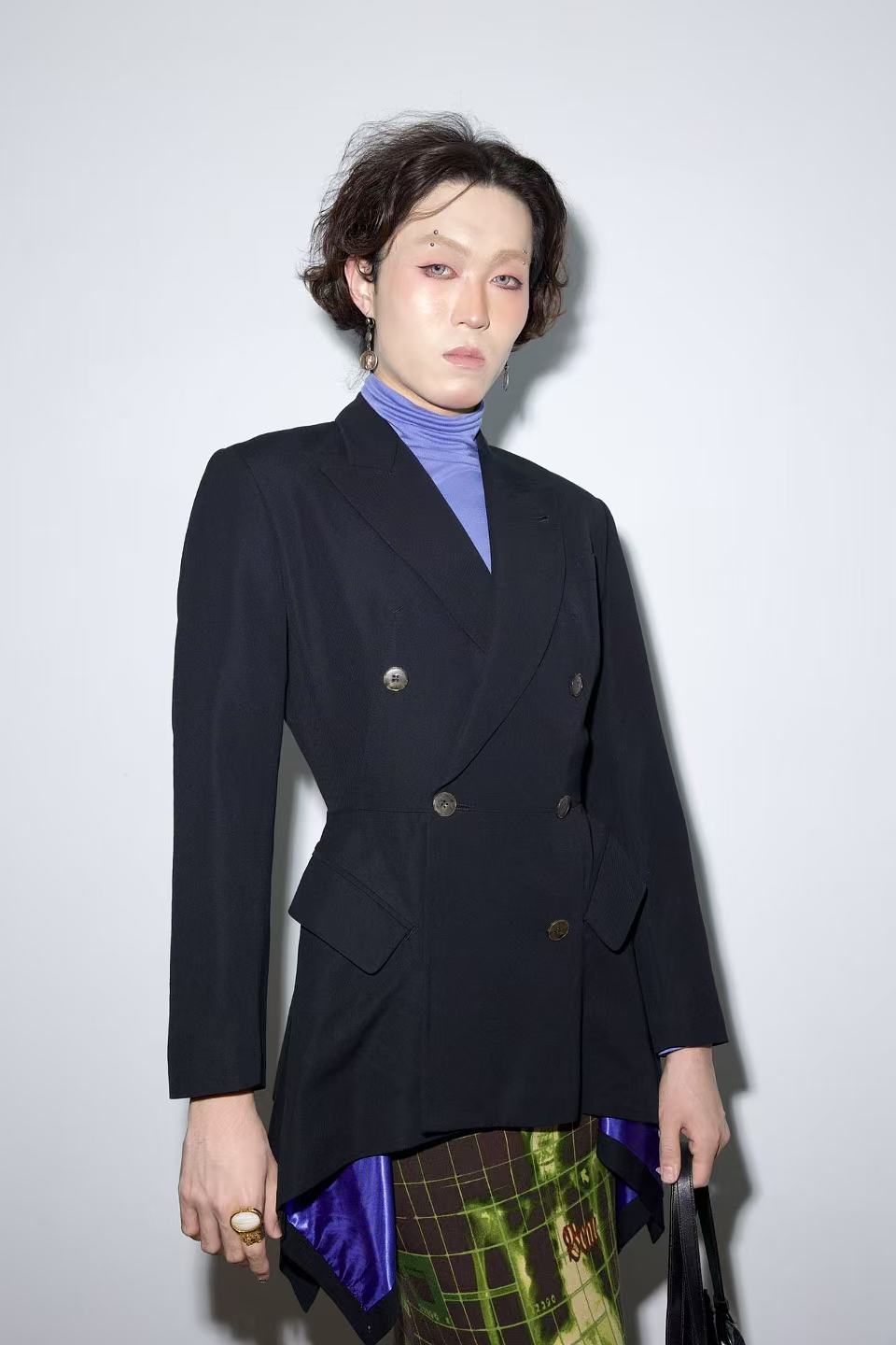 Jean Paul Gaultier Sculpted Tux Tailored Blazer