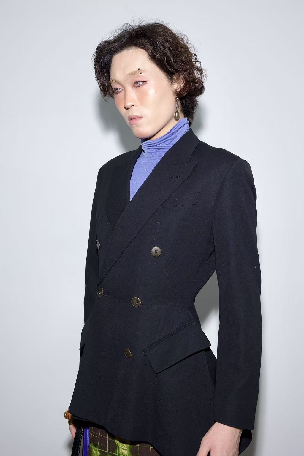Jean Paul Gaultier Sculpted Tux Tailored Blazer