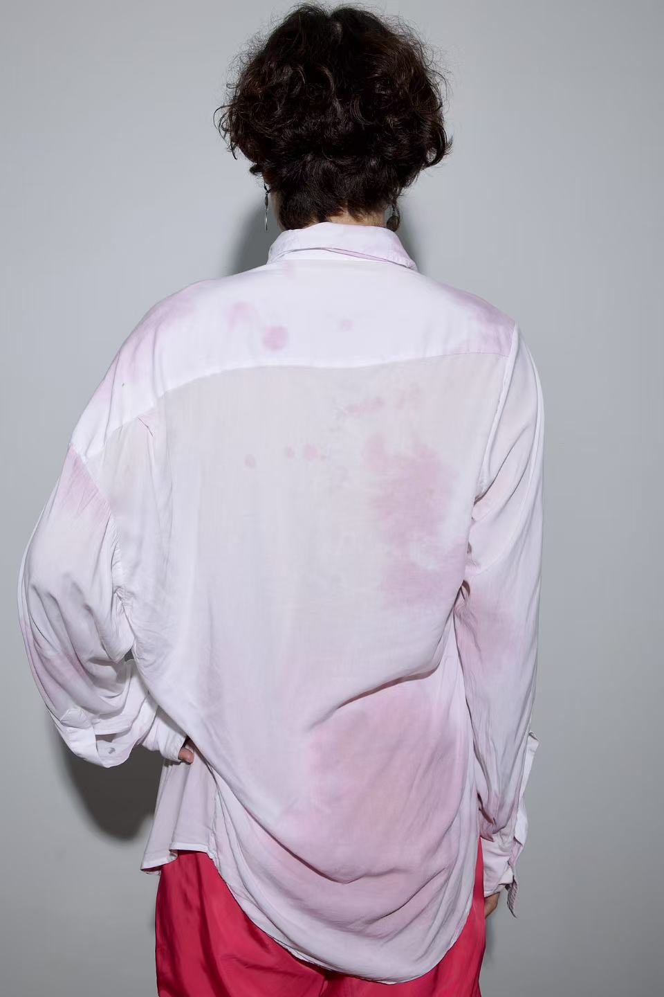 Vivienne Westwood “Wine Drunken” Graffiti Cotton Shirt