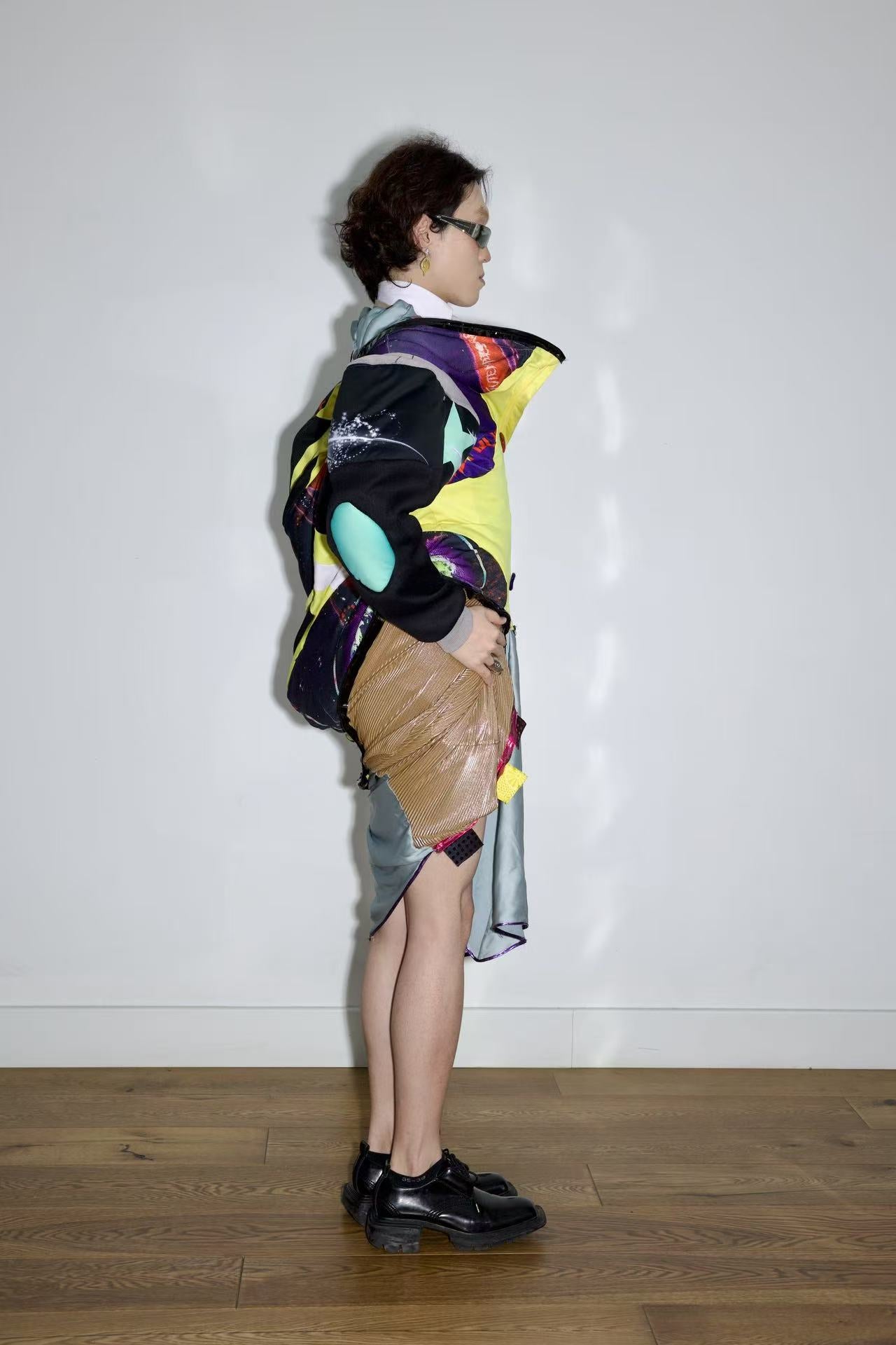 YAONOVA Reconstructed Dual-Layer Jersey Jacket
