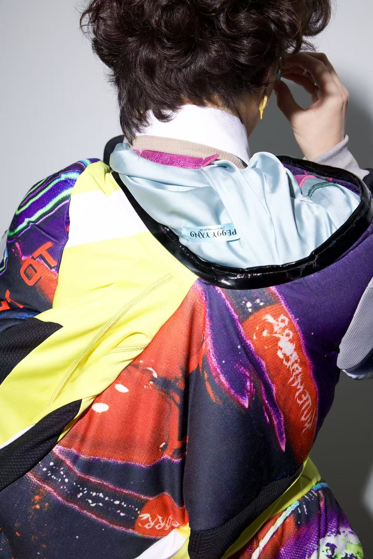 YAONOVA Reconstructed Dual-Layer Jersey Jacket
