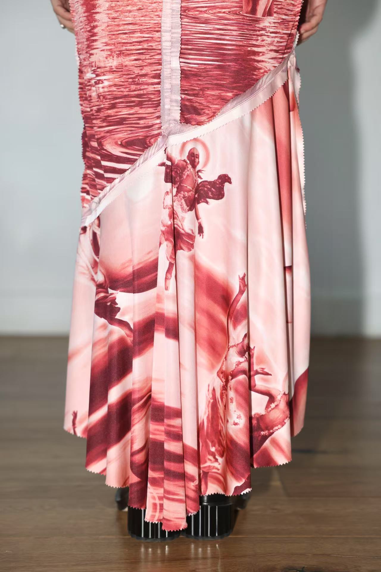 Jean Paul Gaultier Sculpture Universe Mesh Dress Set