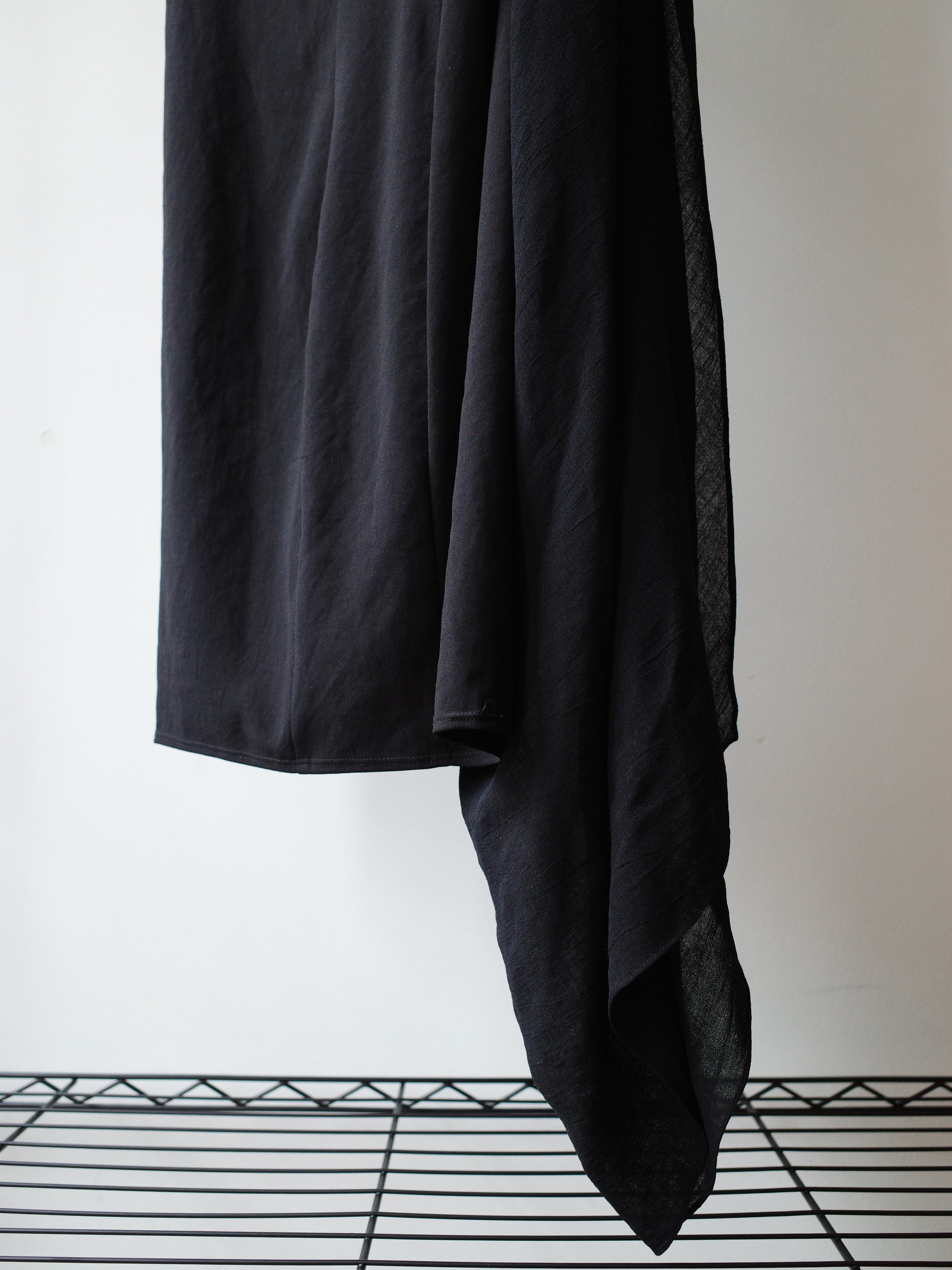 Helmut Lang Asymmetric Feather Dress