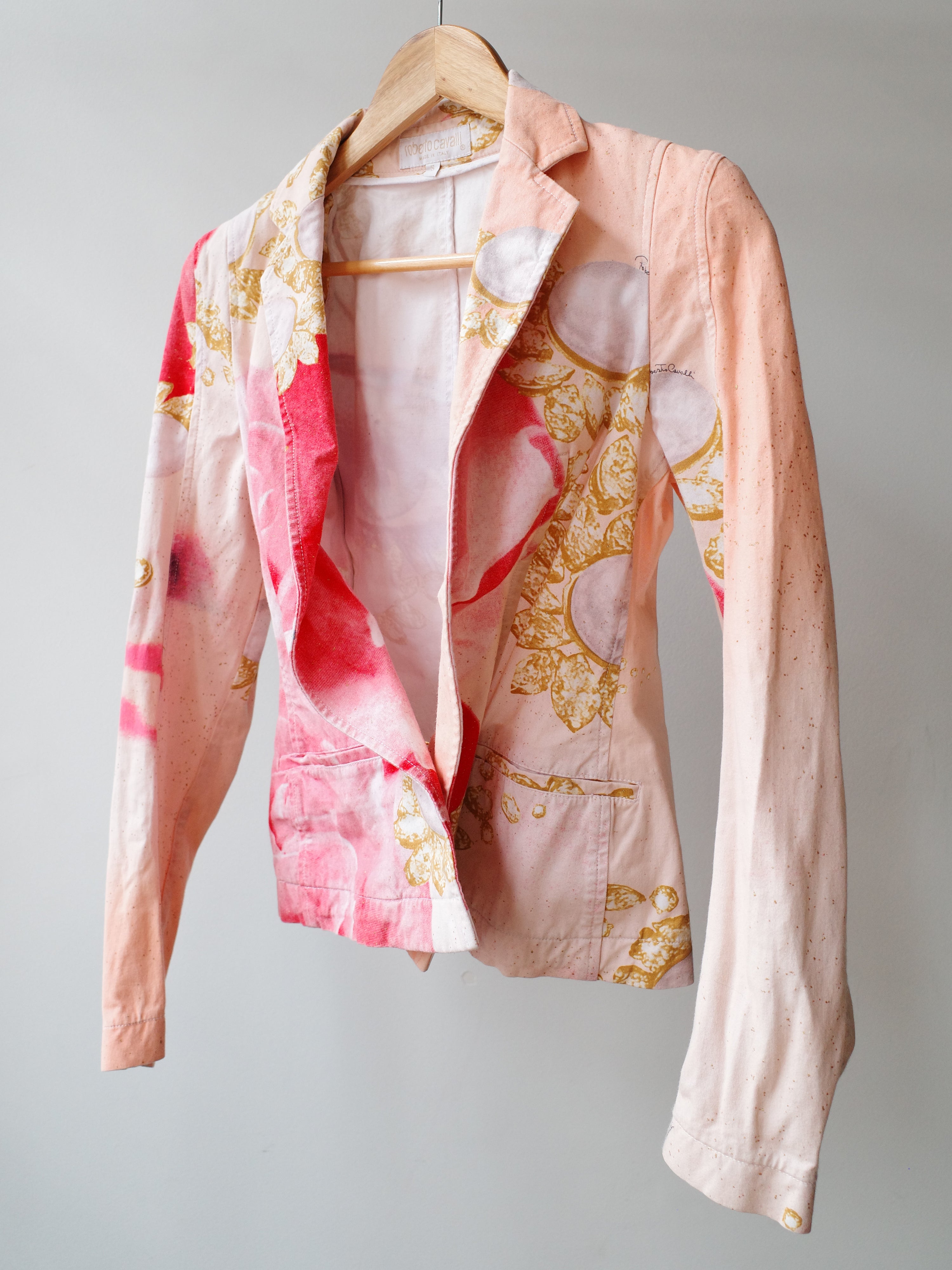 Roberto Cavalli S/S 2001 Runway Printed Blazer