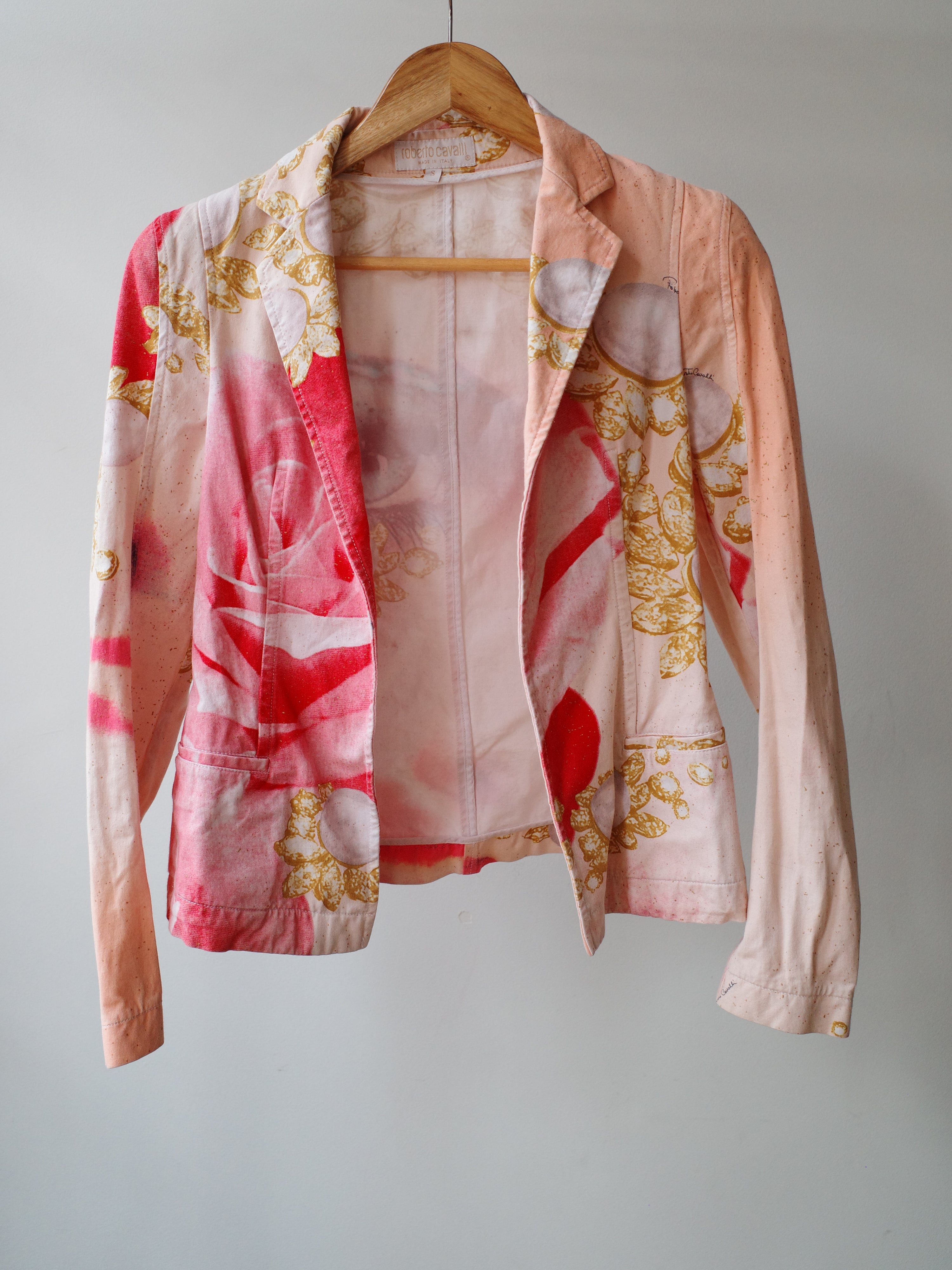 Roberto Cavalli S/S 2001 Runway Printed Blazer