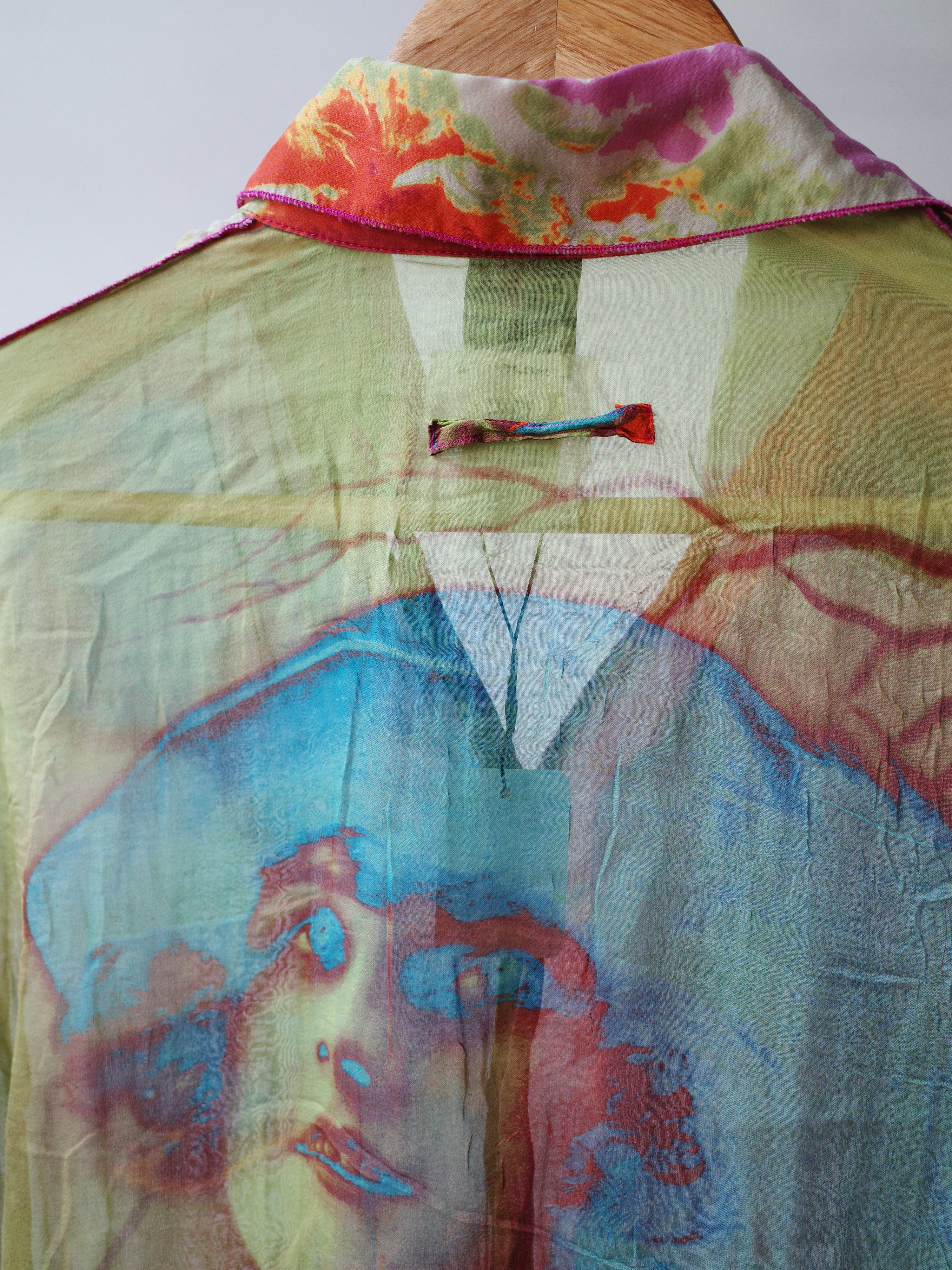 Jean Paul Gaultier Illusion Portrait Mesh Shirt