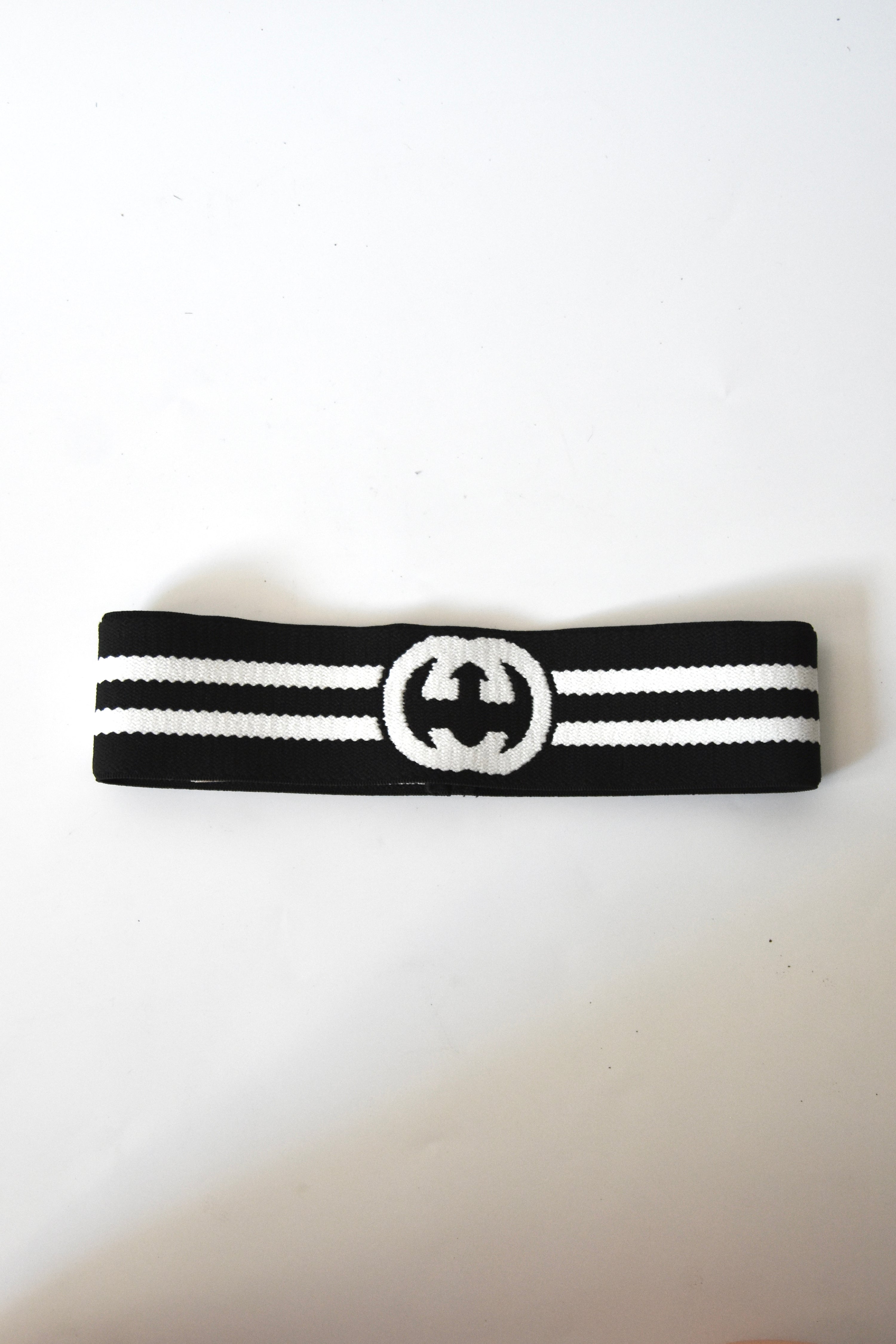 Gucci Monogram Jacquard Knit Logo Headband (Retro Athletic Street Icon)