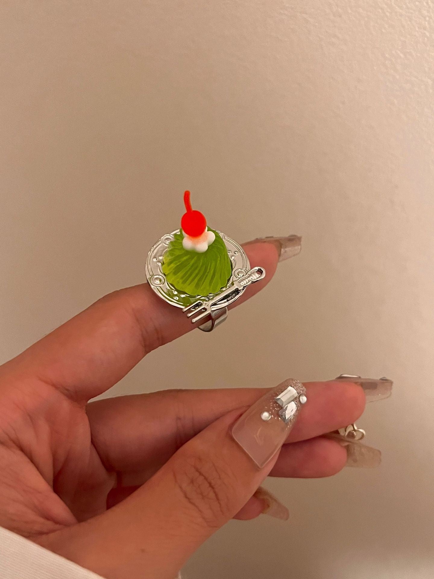 Dessert Fantasy Adjustable Ring – Blue / Pink / Green / Red / Yellow