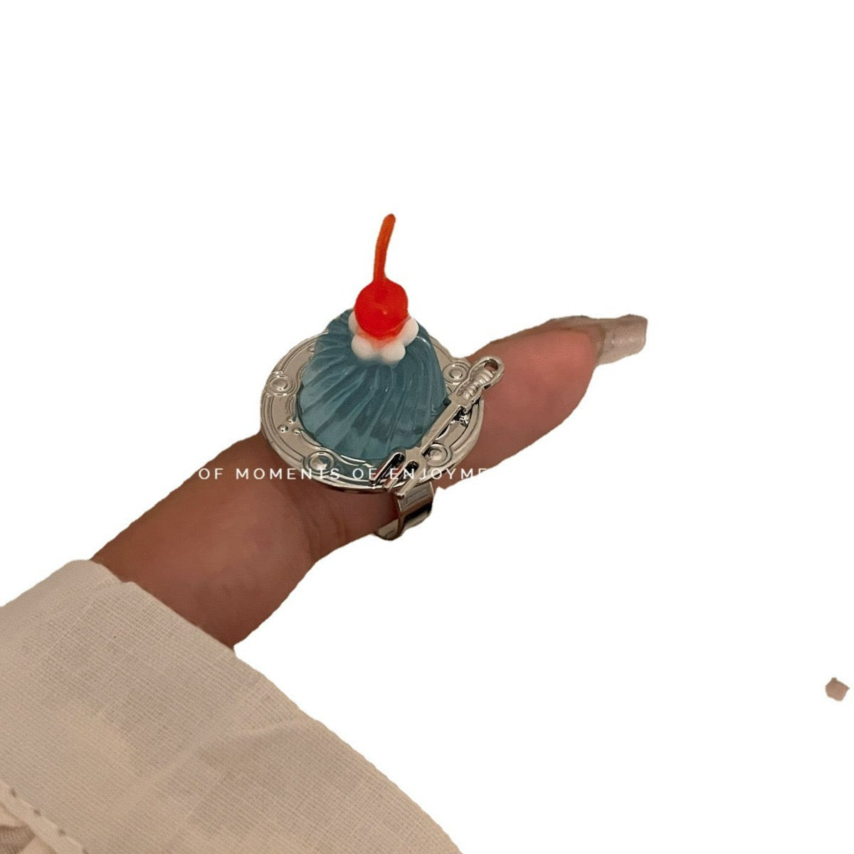 Dessert Fantasy Adjustable Ring – Blue / Pink / Green / Red / Yellow