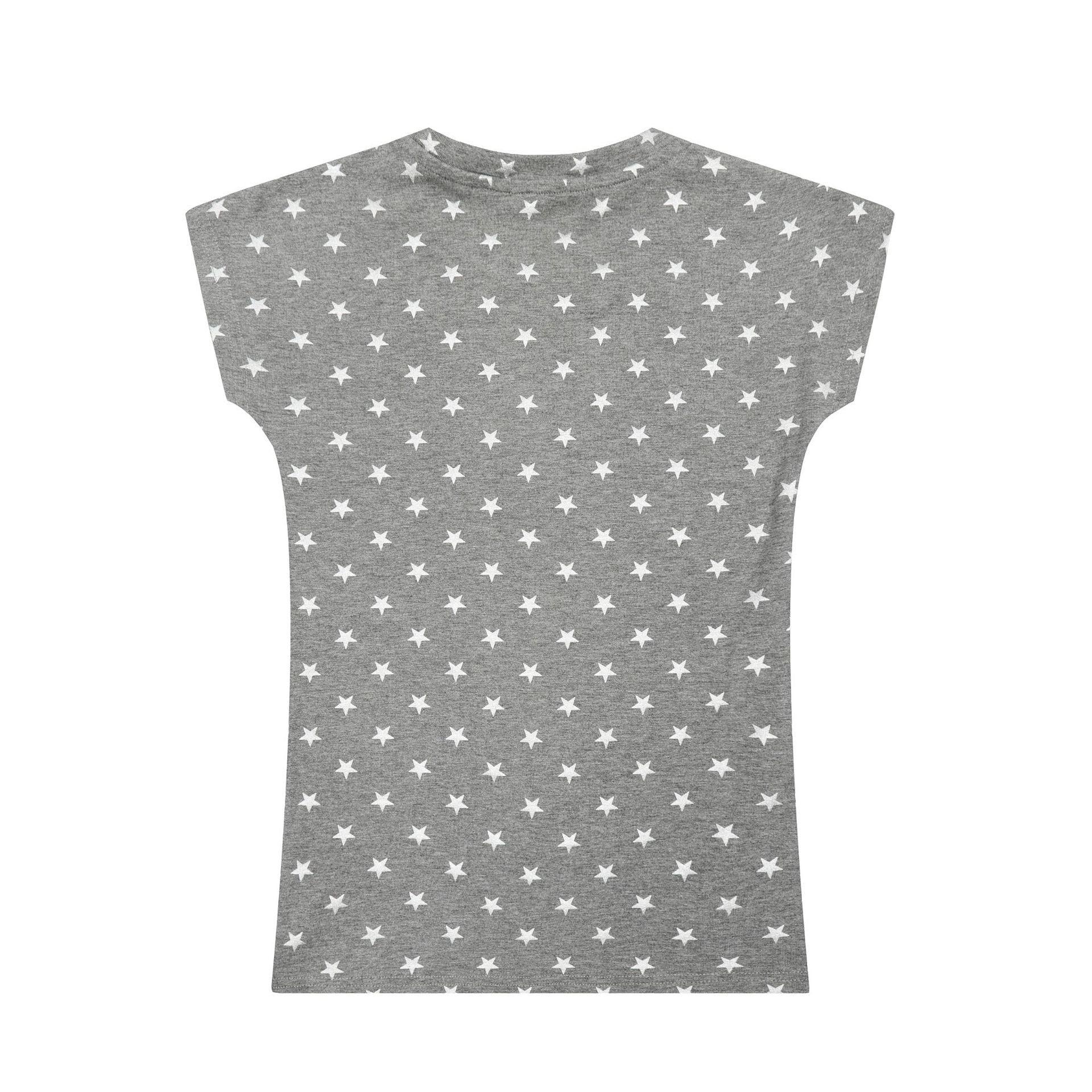 Star-Print “Image Archive” Fitted Tee – Yellow / Red