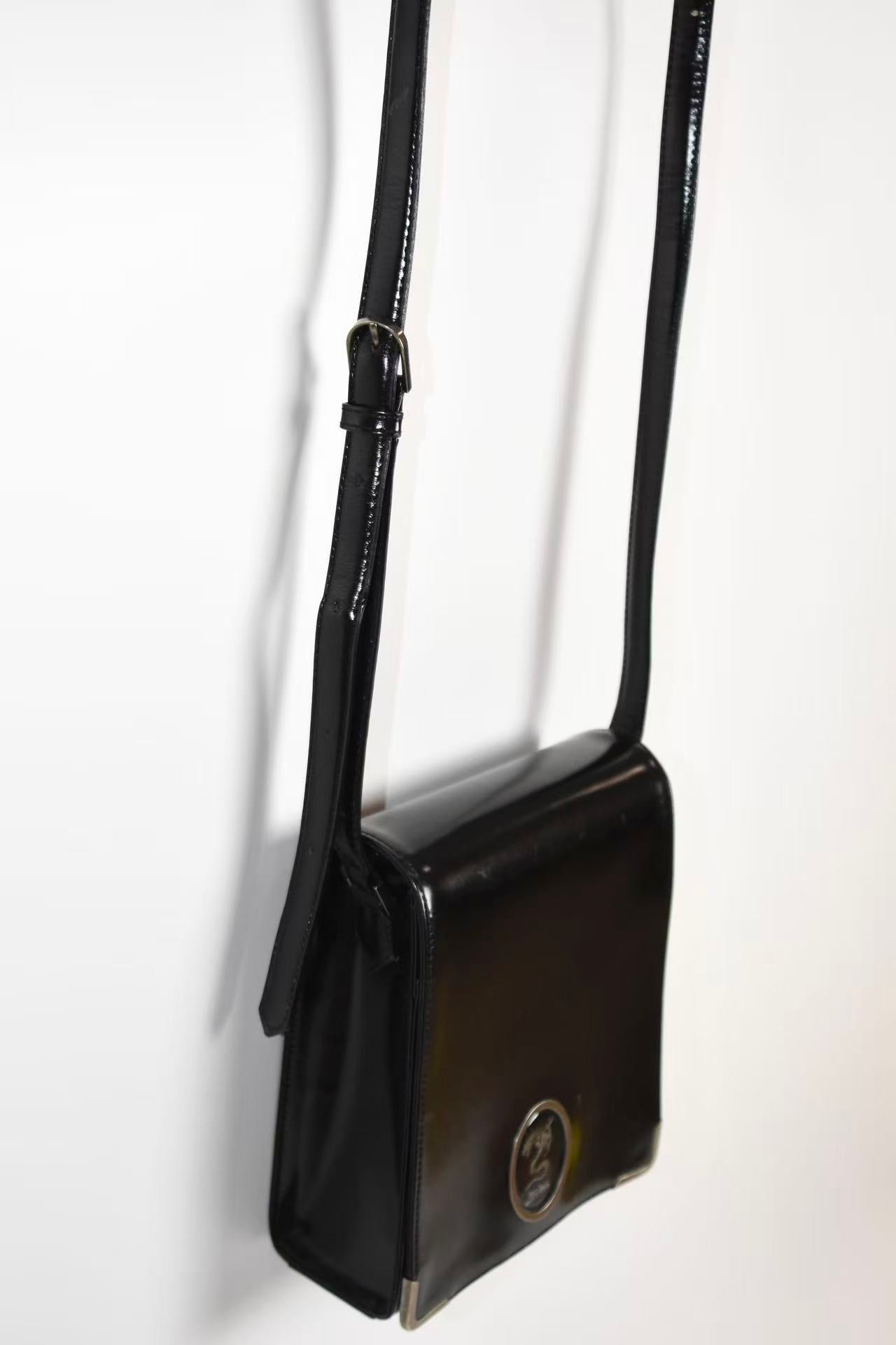 Jean Paul Gaultier Vintage Dragon Motif Crossbody Bag