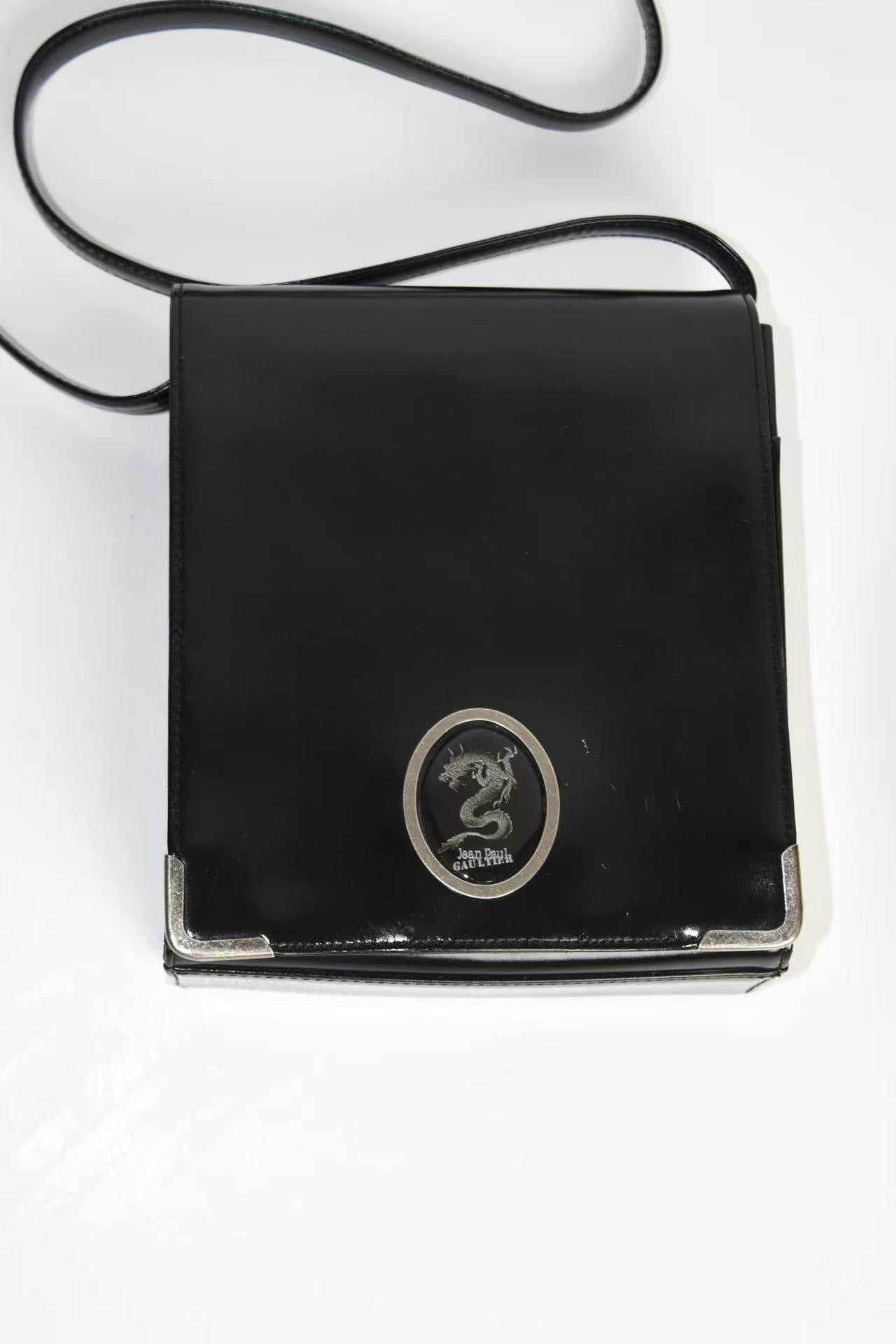 Jean Paul Gaultier Vintage Dragon Motif Crossbody Bag