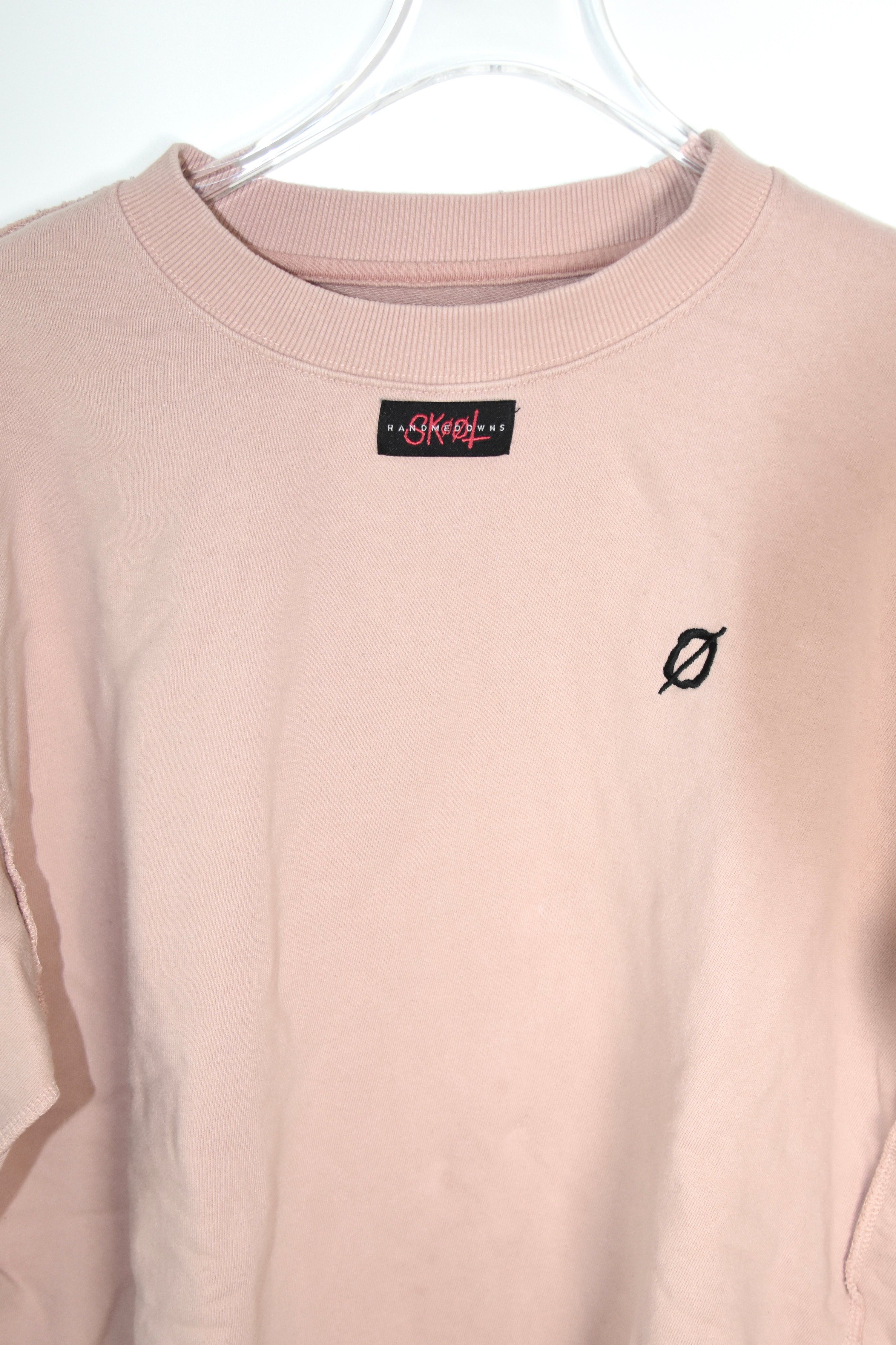 Skoot Apparel “SKØØL 55X” Graphic Long Sleeve T-Shirt – Pink Grunge Streetwear Top