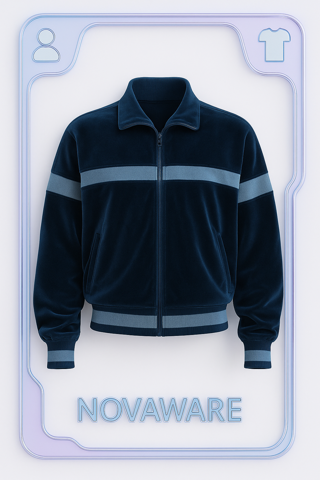 Christian Dior Monsieur Men's Vintage Blue/Green Velvet Sports Leisure Jacket