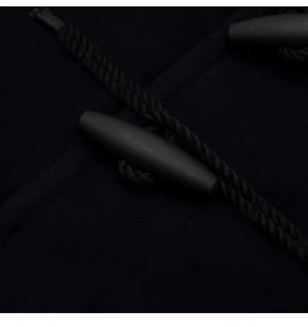 Burberry Deep Ink Blue Wool Duffle Coat – New with Tags